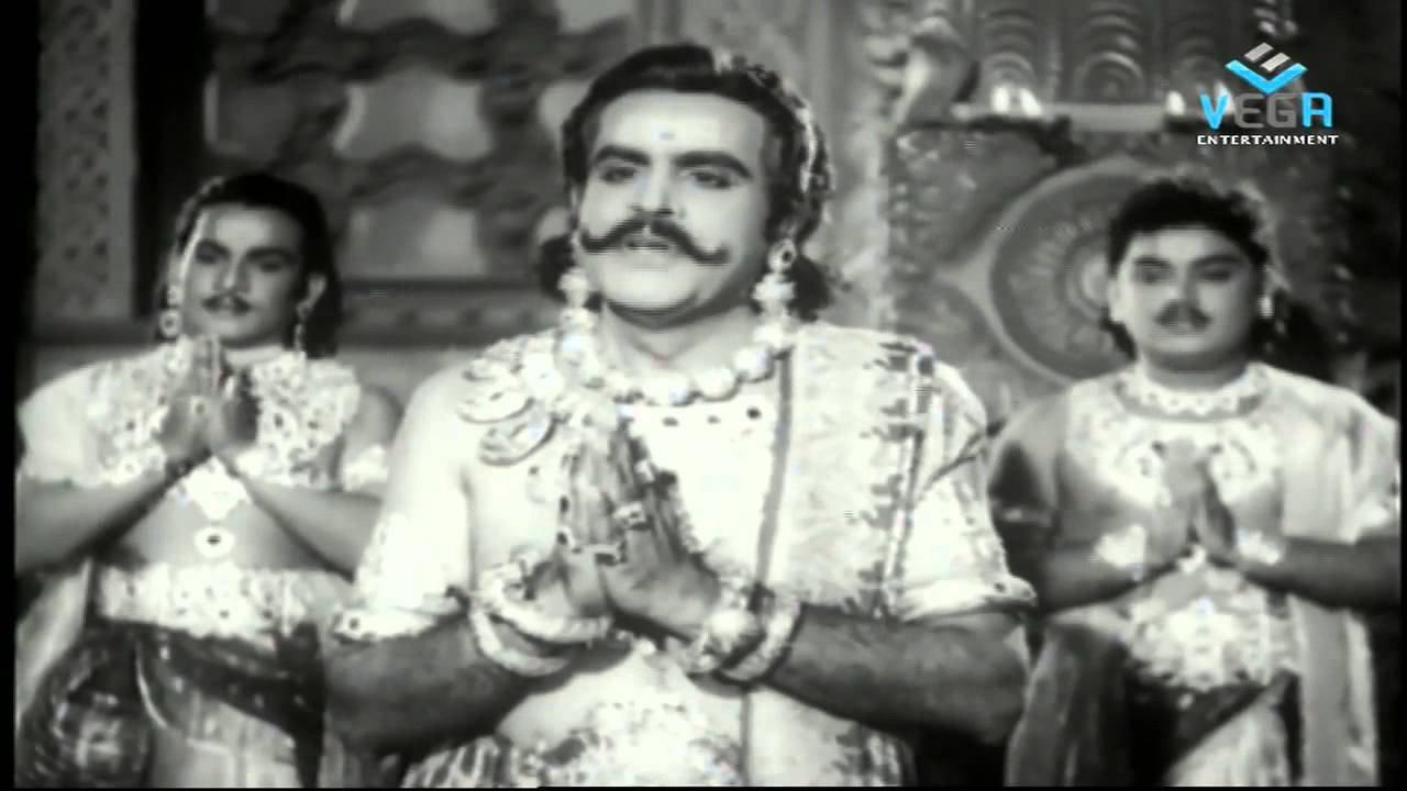 Sampoorna Ramayanam 1958 movie scene