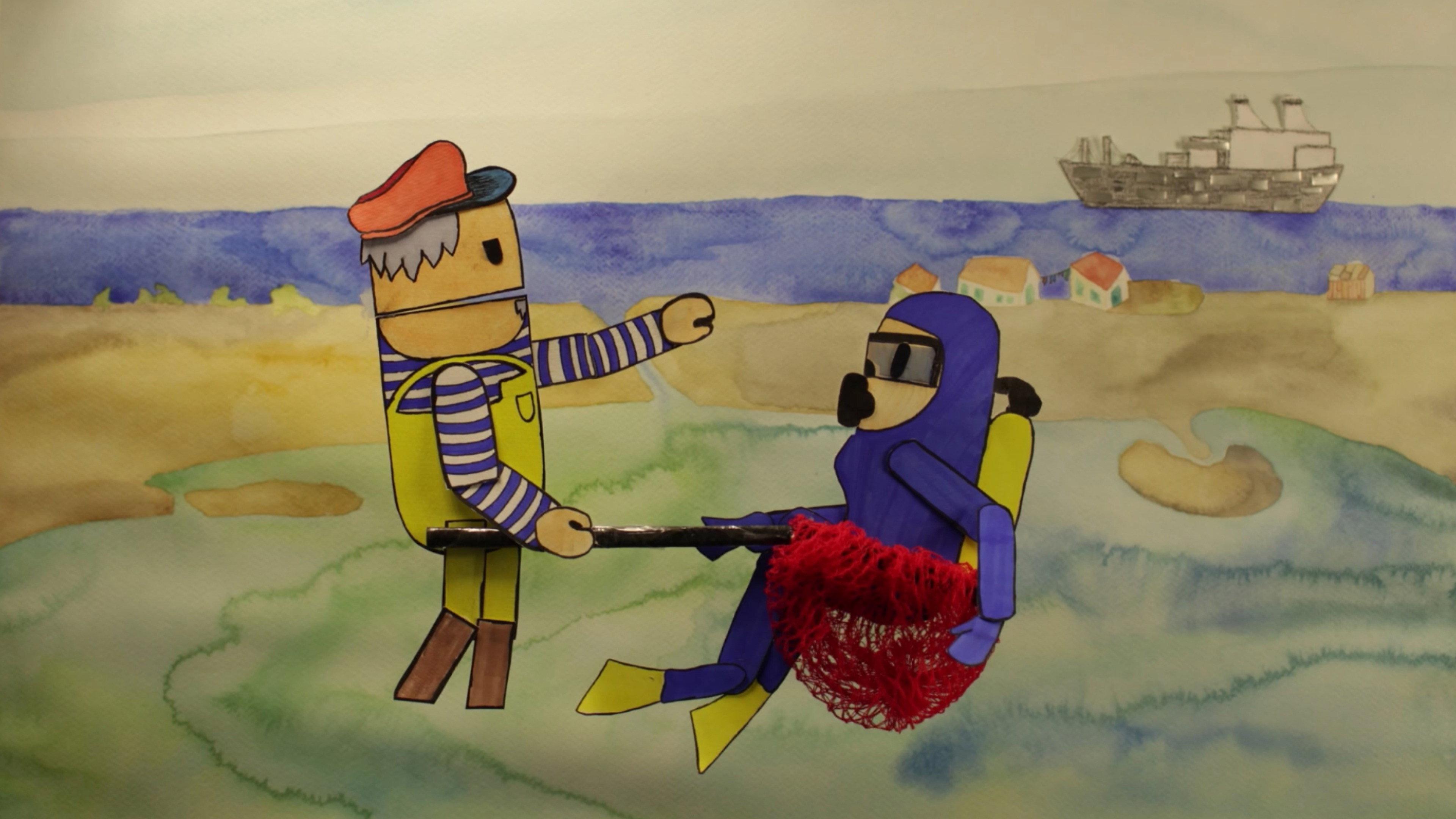 Blue Crab 2024 movie scene