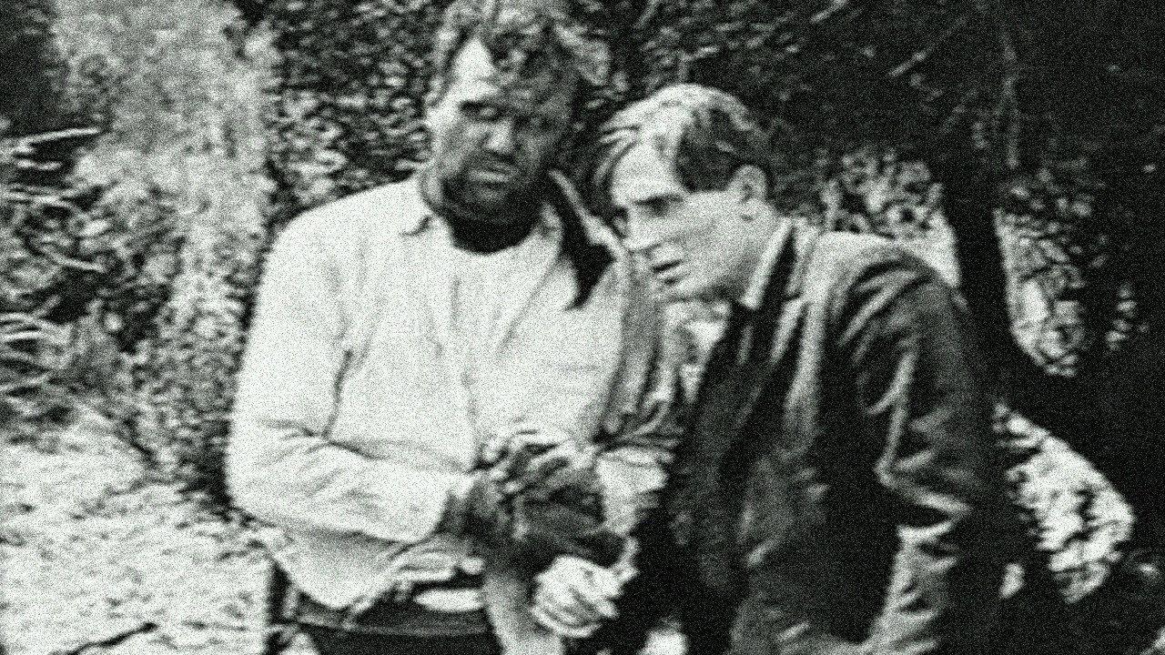 Smoking Trails 1924 movie scene
