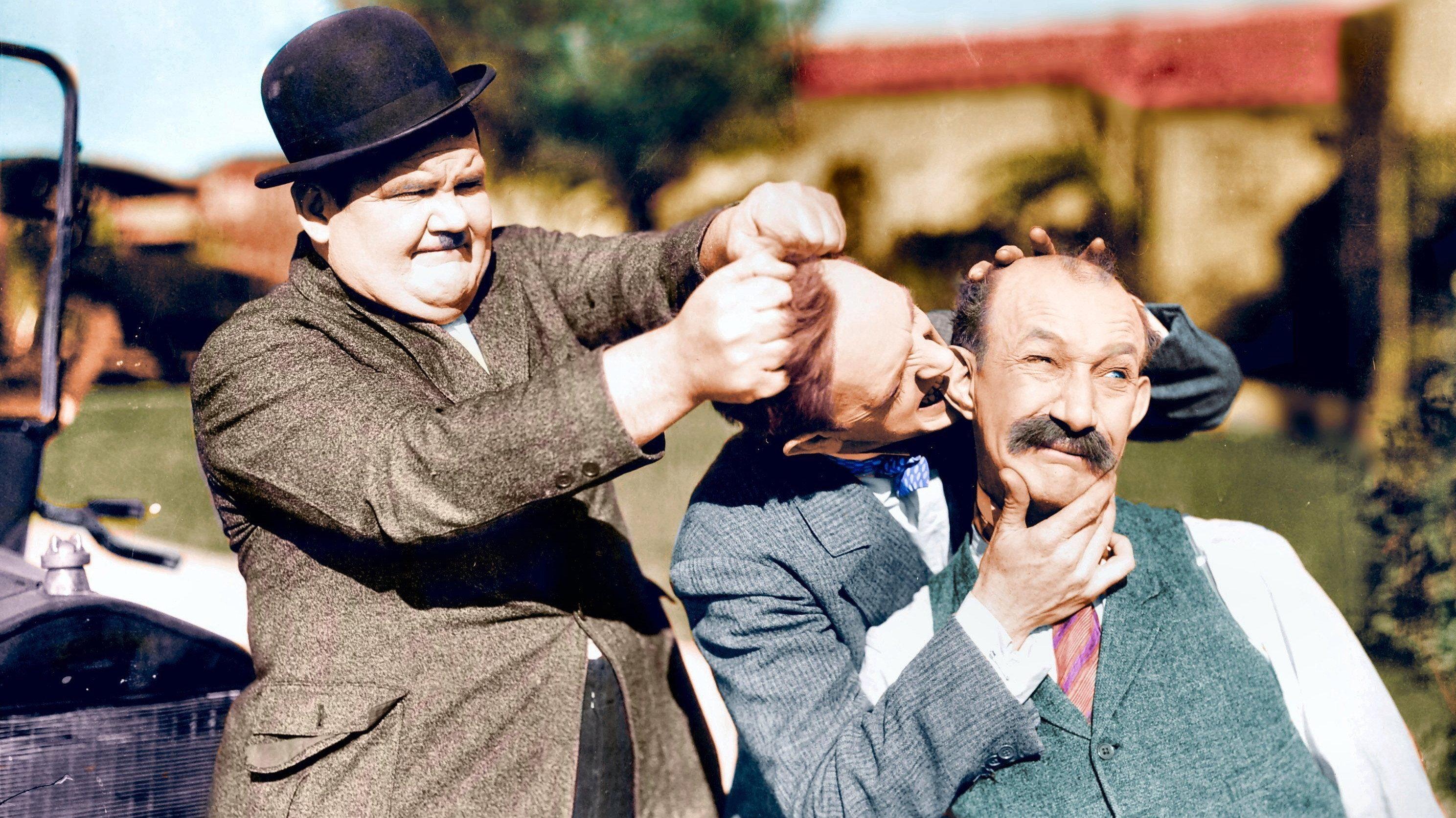 Big Business 1929 movie scene