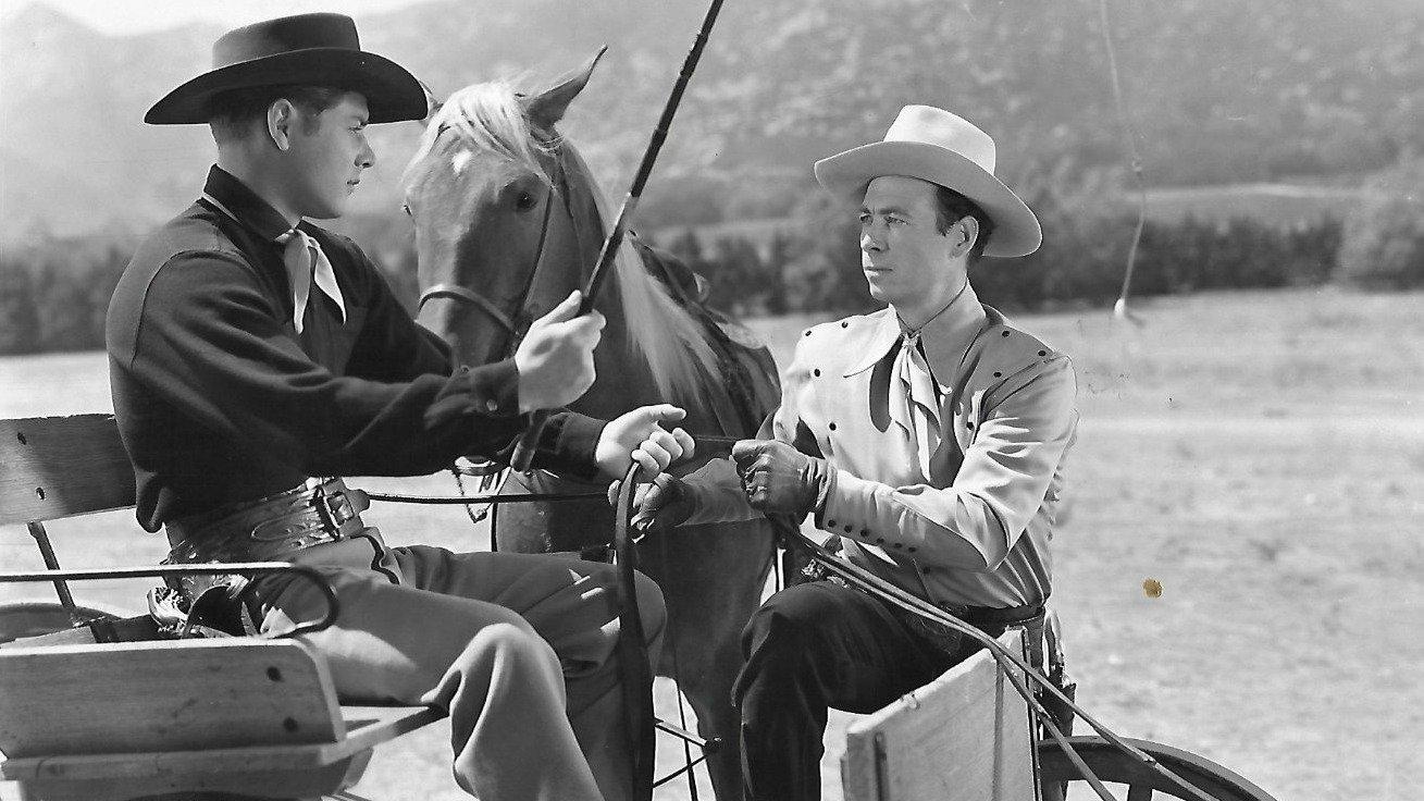 The Westward Trail 1948 movie scene