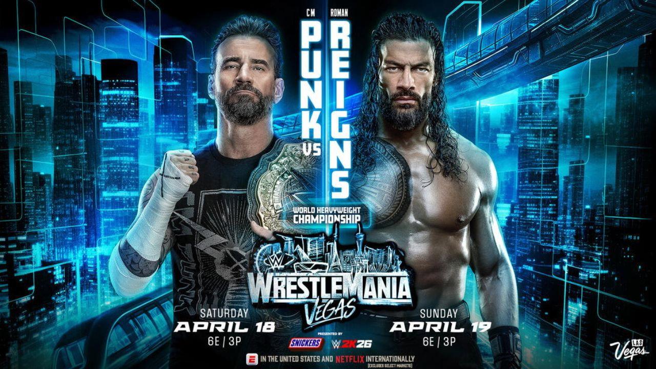 WWE WrestleMania 42 – Sunday 2026 movie scene