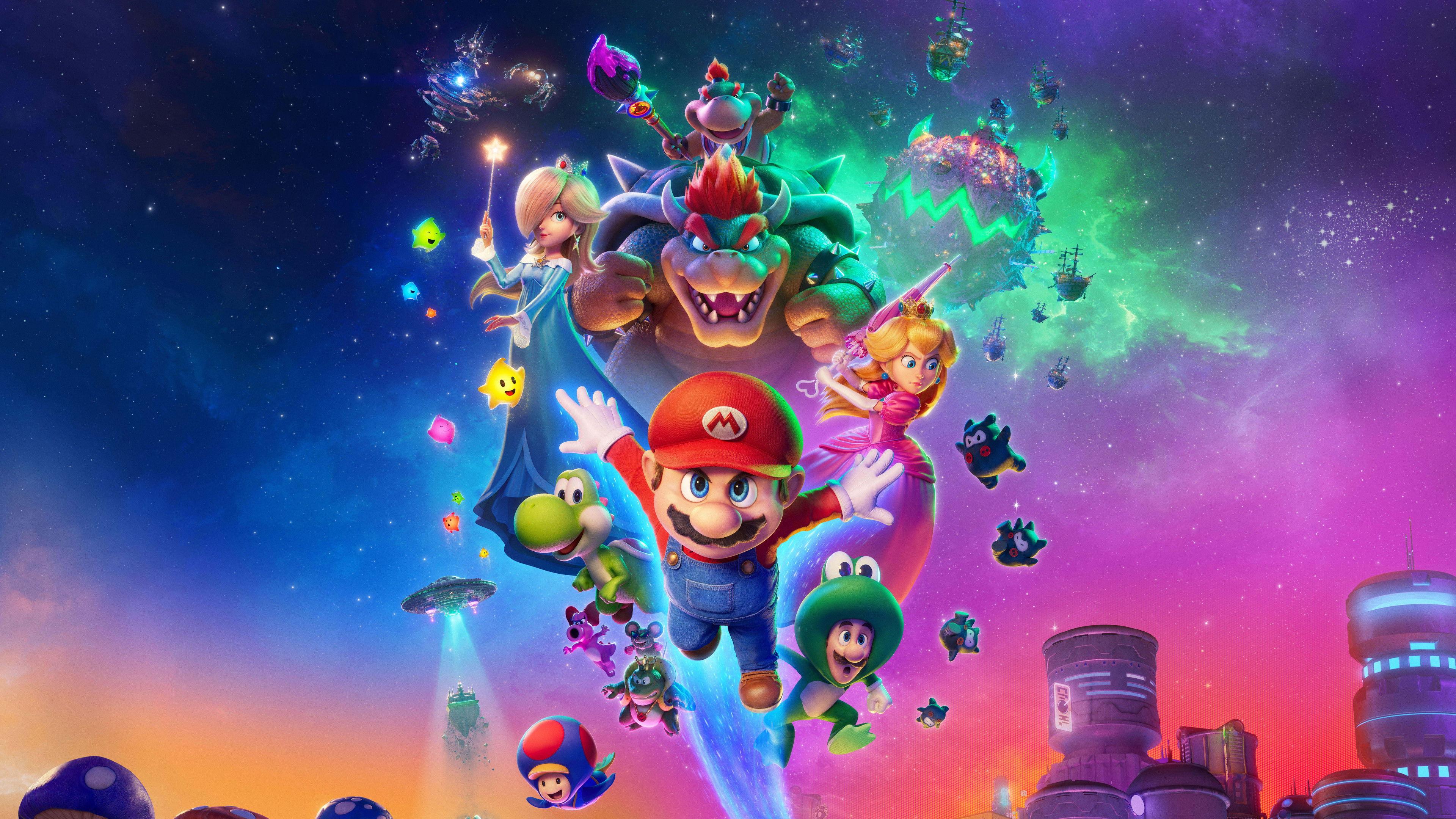 The Super Mario Galaxy Movie 2026 movie scene