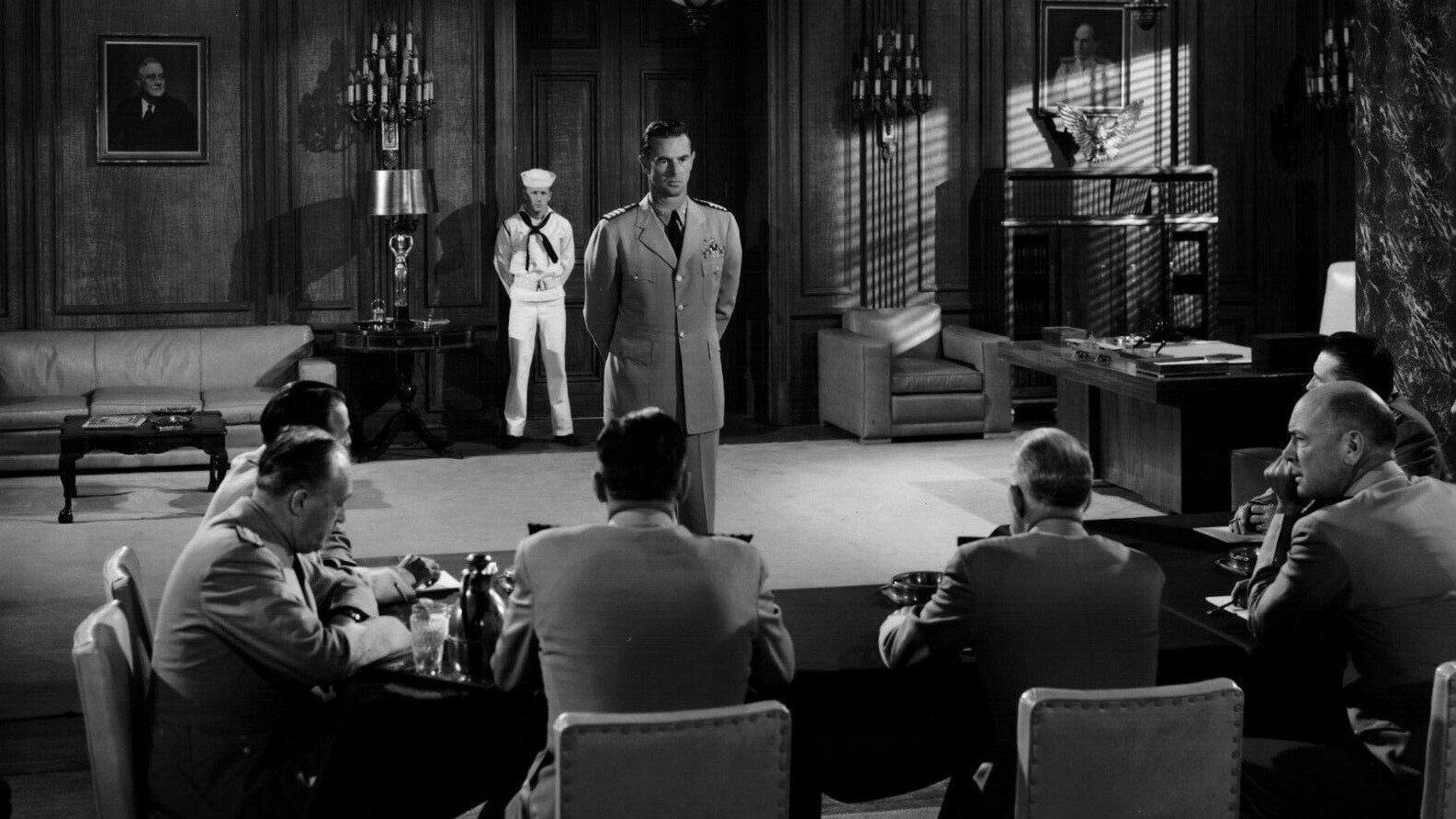 The Eternal Sea 1955 movie scene