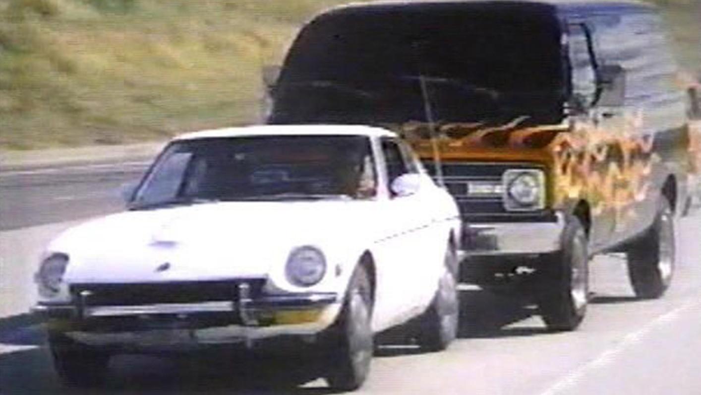 Death Car on the Freeway 1979 movie scene