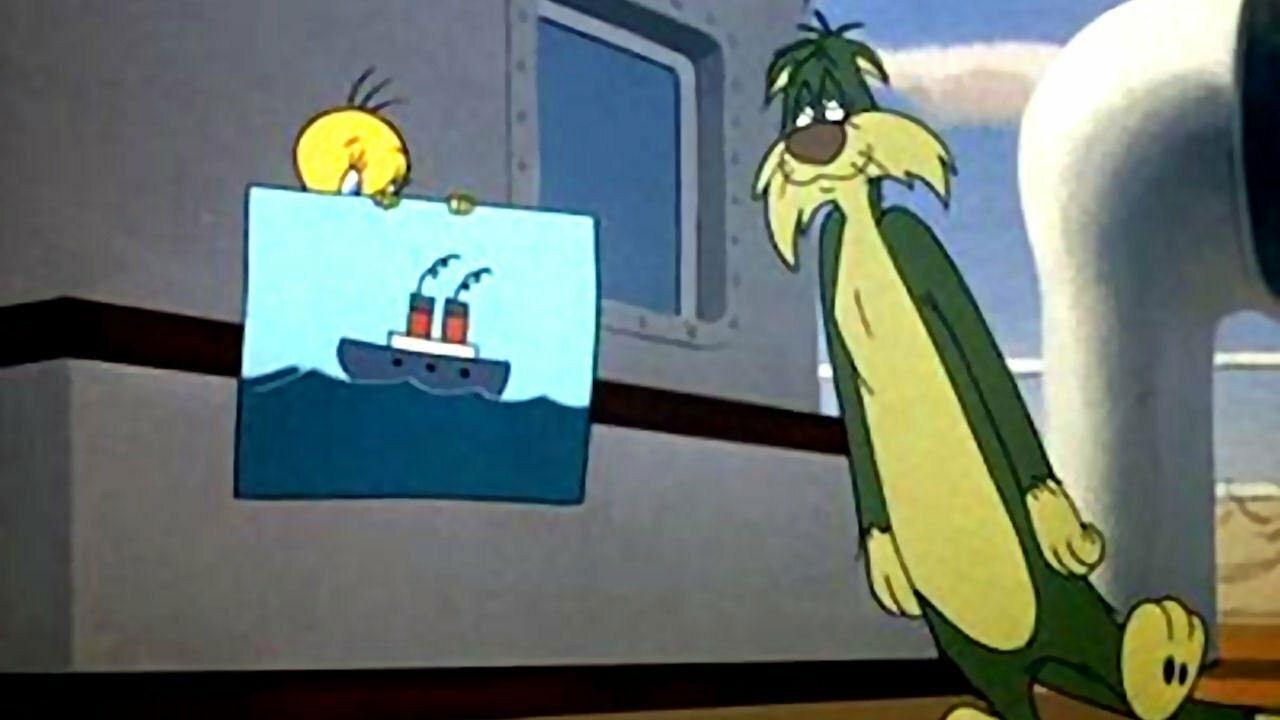 Tweety's S.O.S. 1951 movie scene