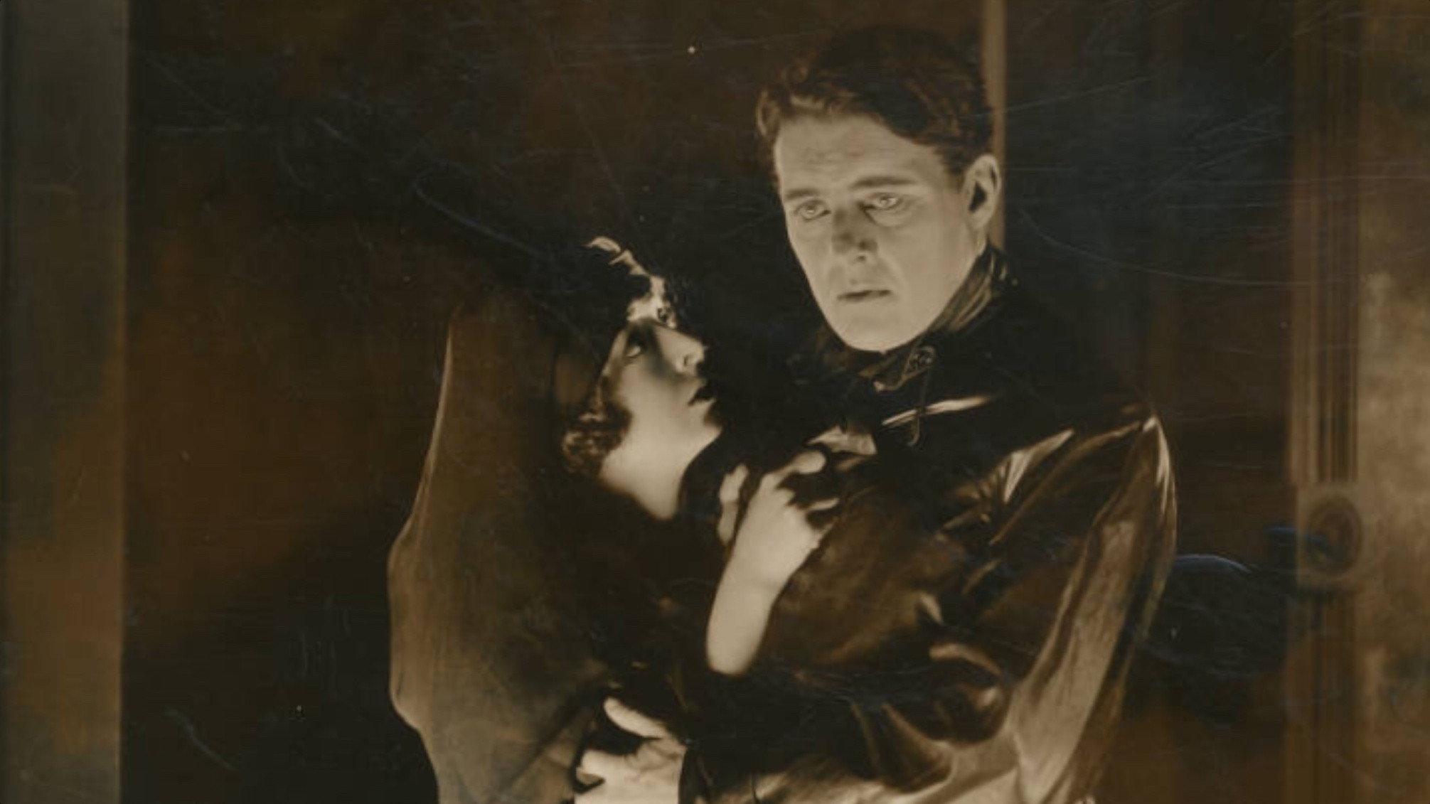 Through the Dark 1924 movie scene