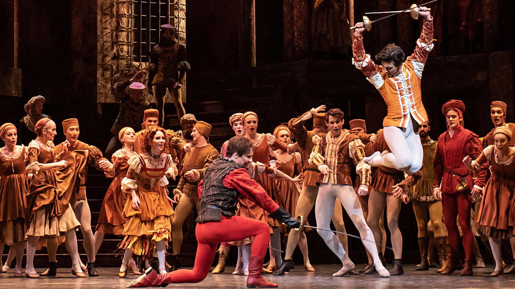 The Royal Ballet: Romeo and Juliet 2025 movie scene