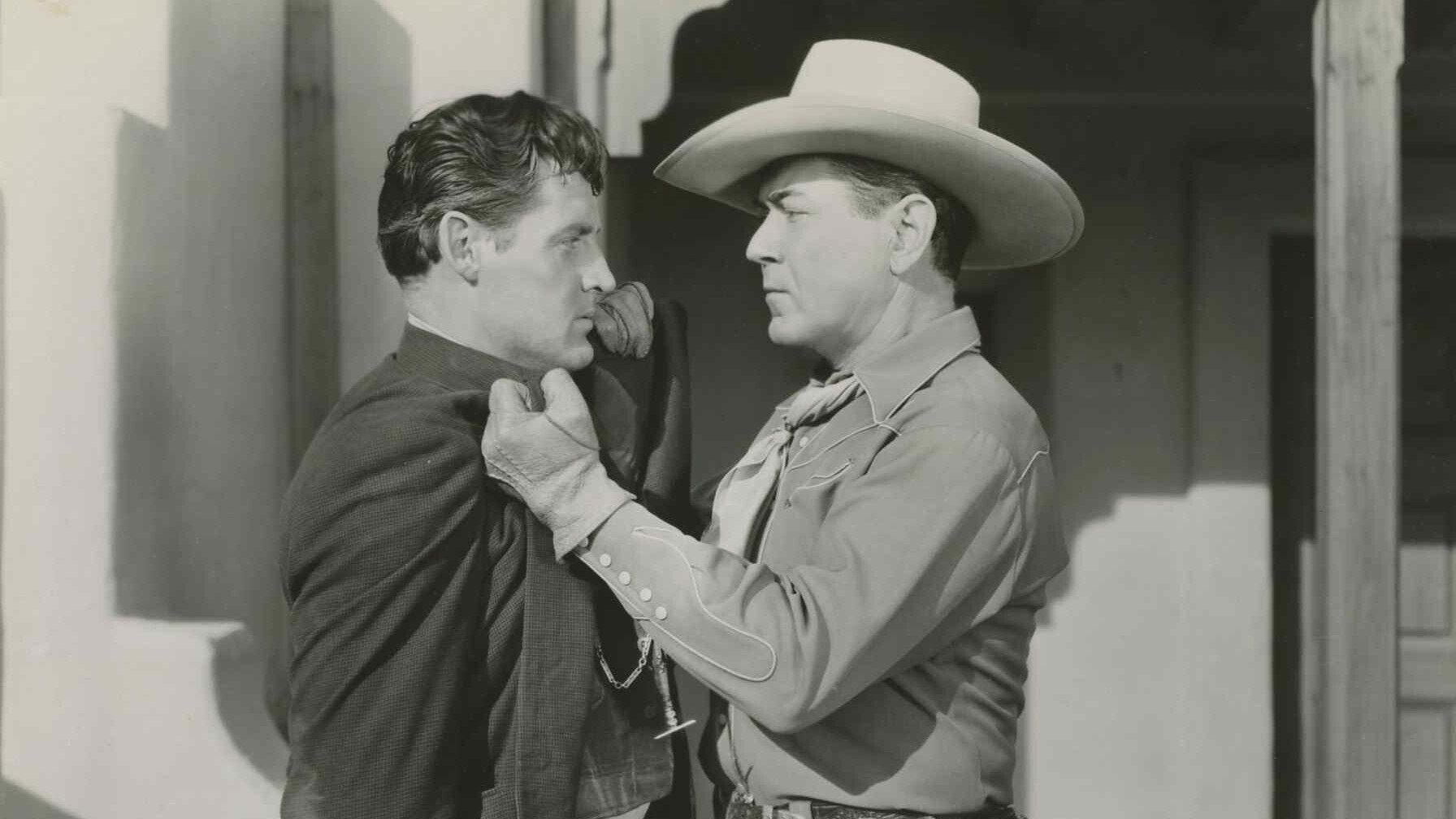 Over the Border 1950 movie scene