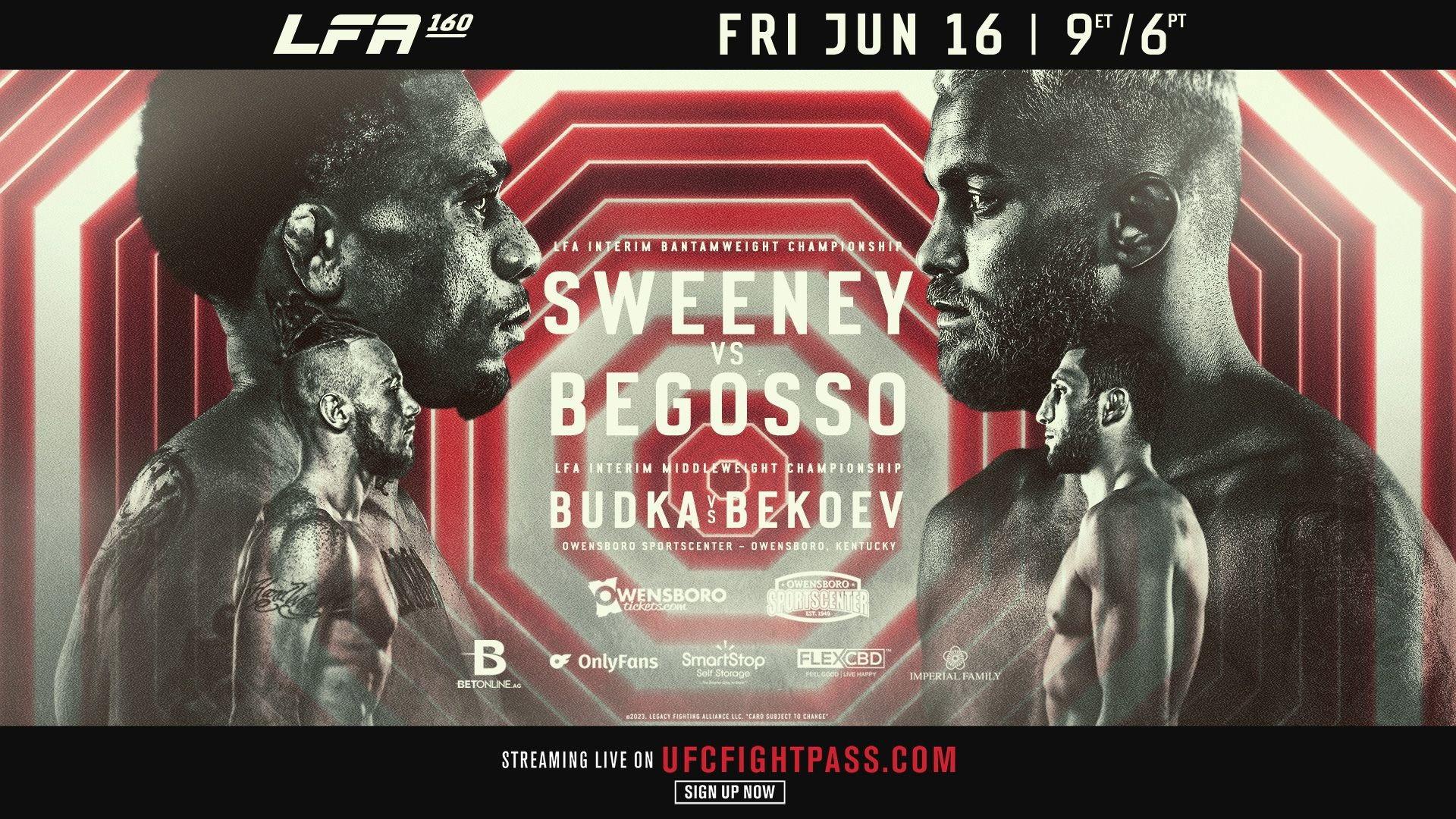 LFA 160: Sweeney vs. Begosso 2023 movie scene