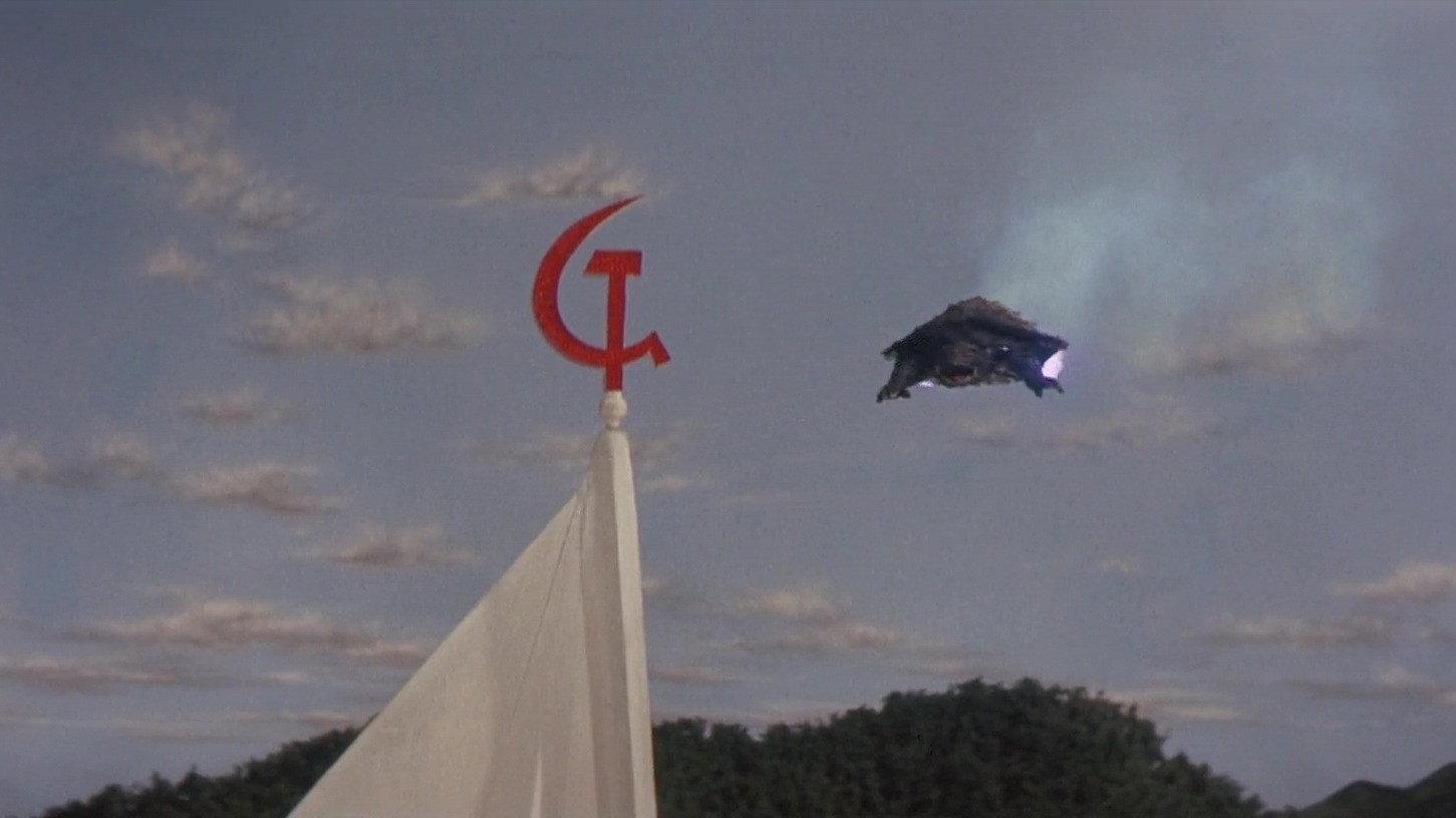 Gamera vs. Jiger 1970 movie scene