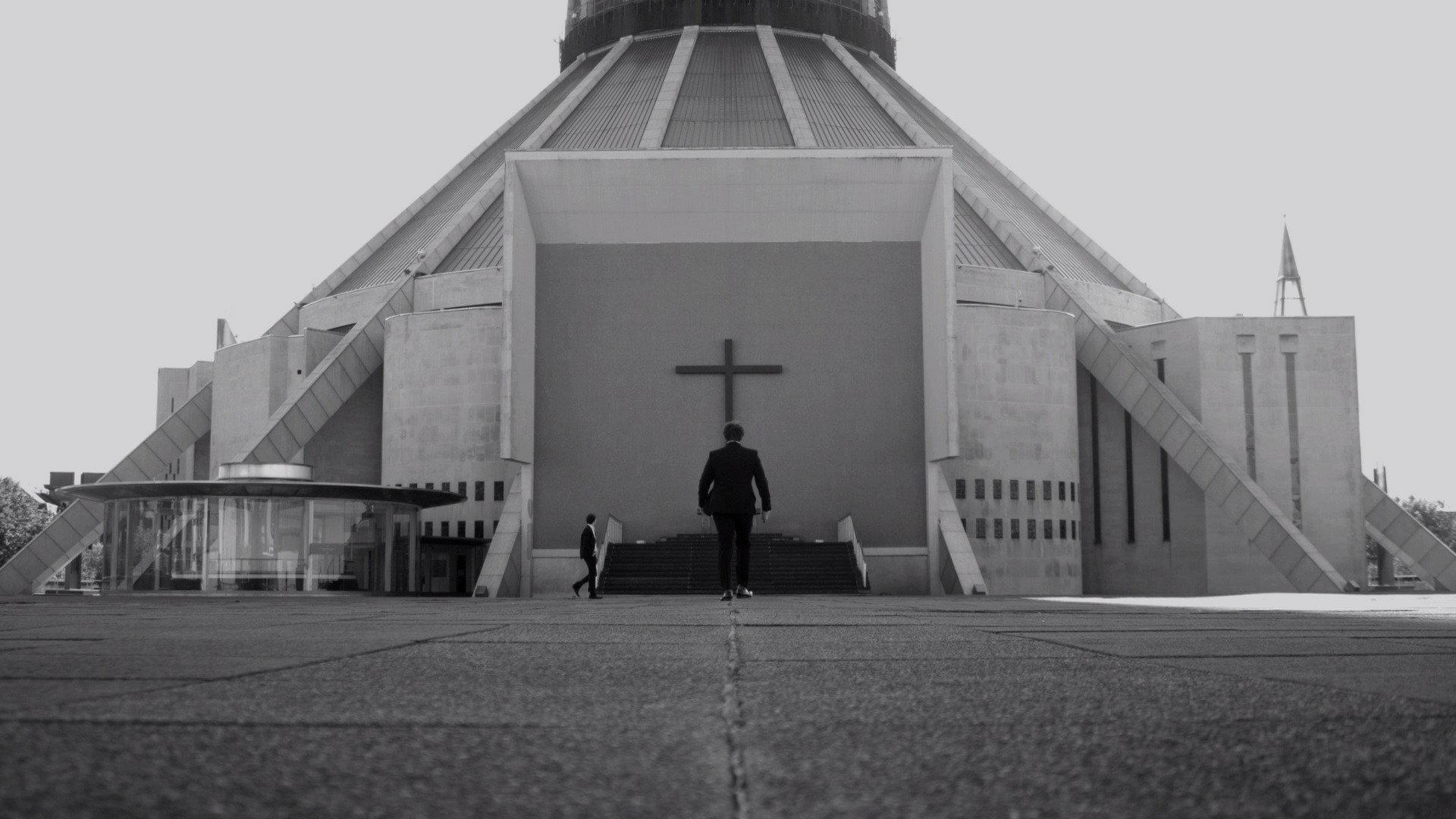Brutalism 2019 movie scene
