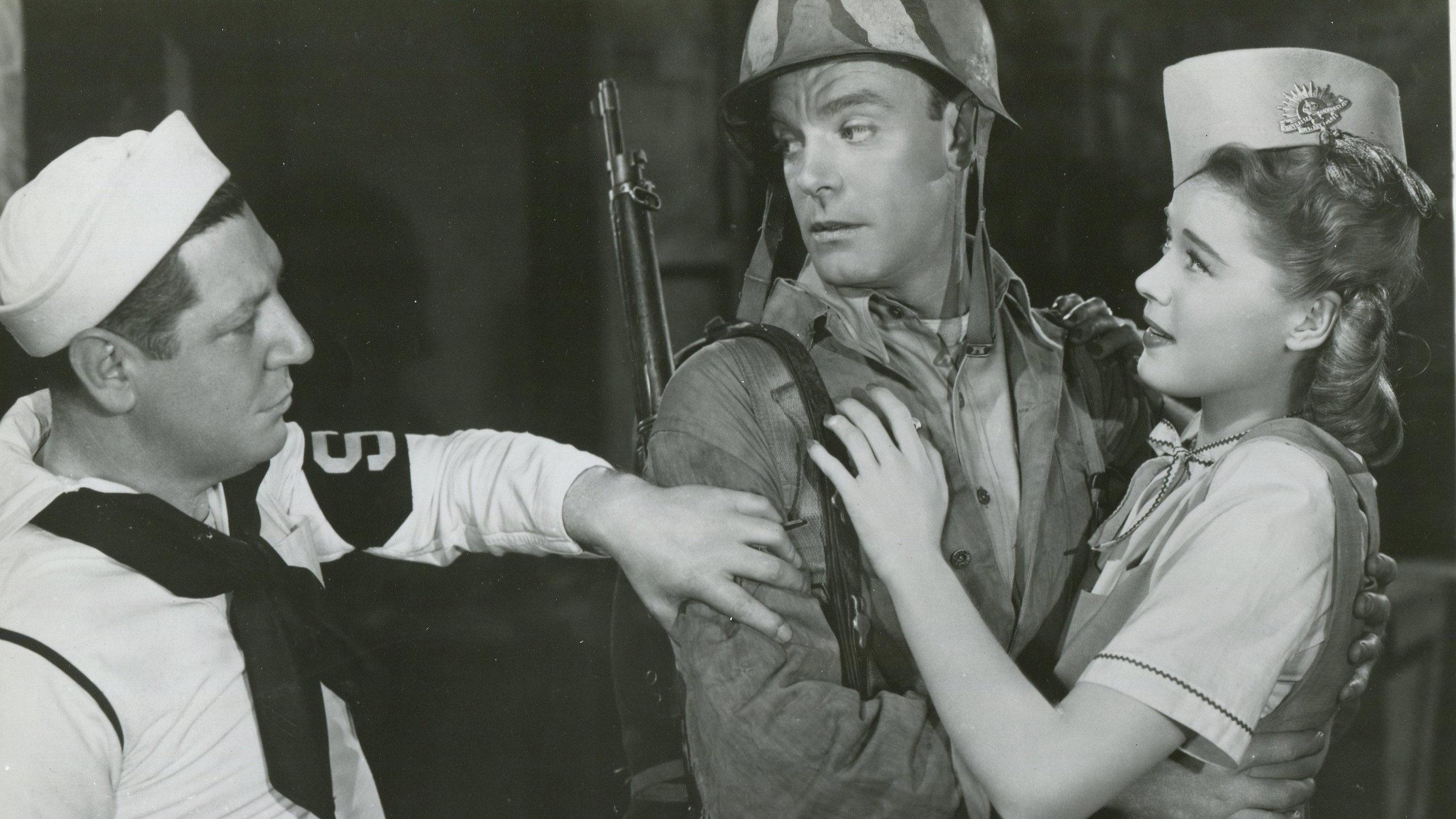 Abroad with Two Yanks 1944 movie scene