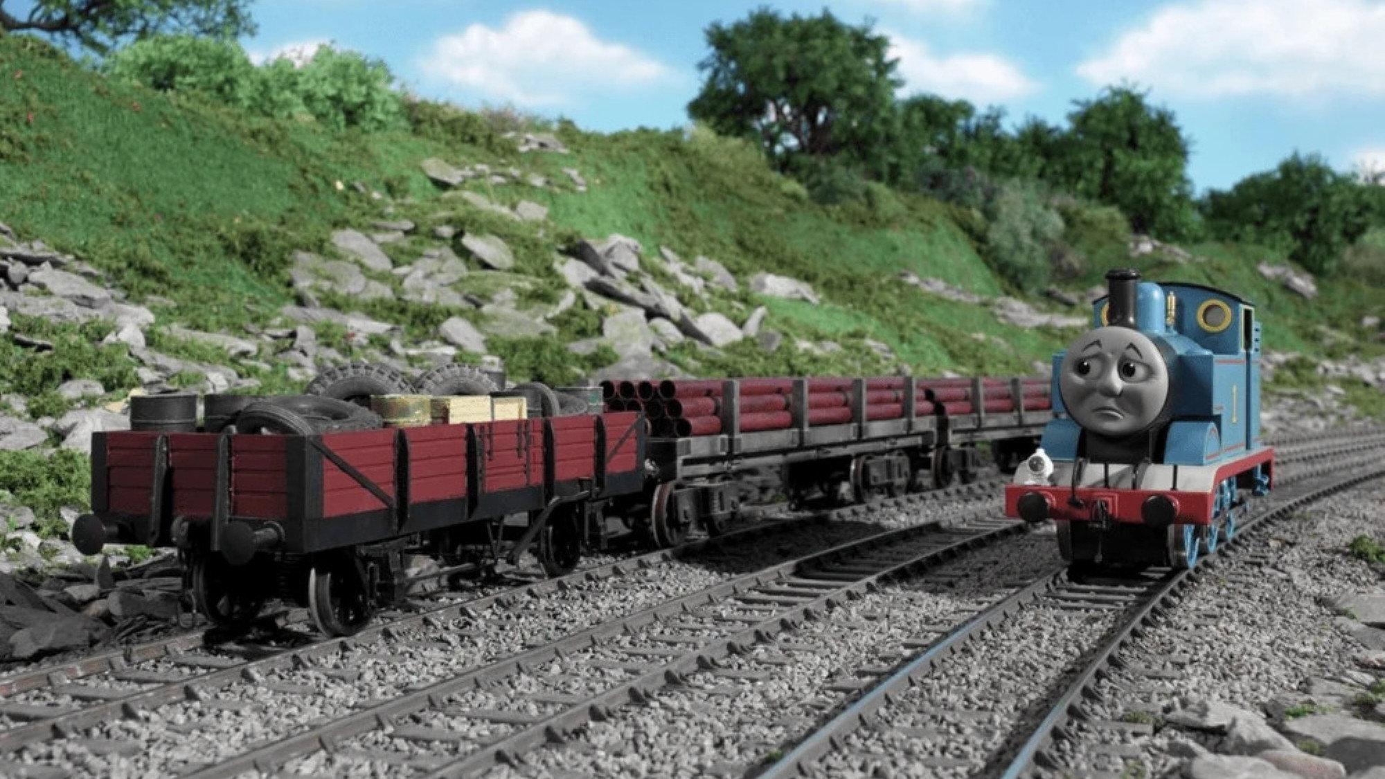 Thomas de Stoomlocomotief: Thomas, de held van de dag 2007 movie scene
