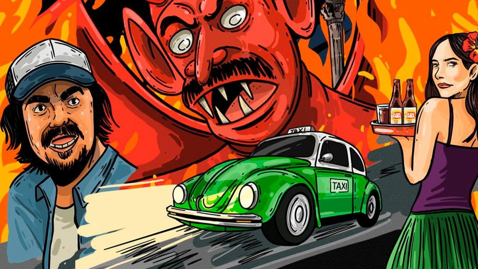 The Vocho from Hell 2025 movie scene