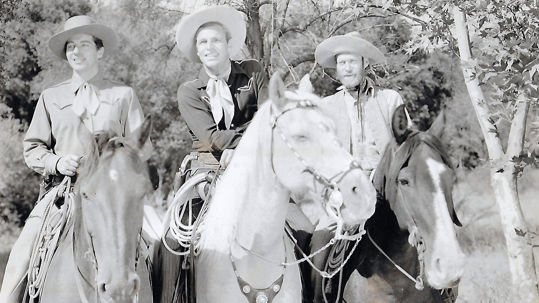 Billy The Kid's Round-Up 1941 movie scene