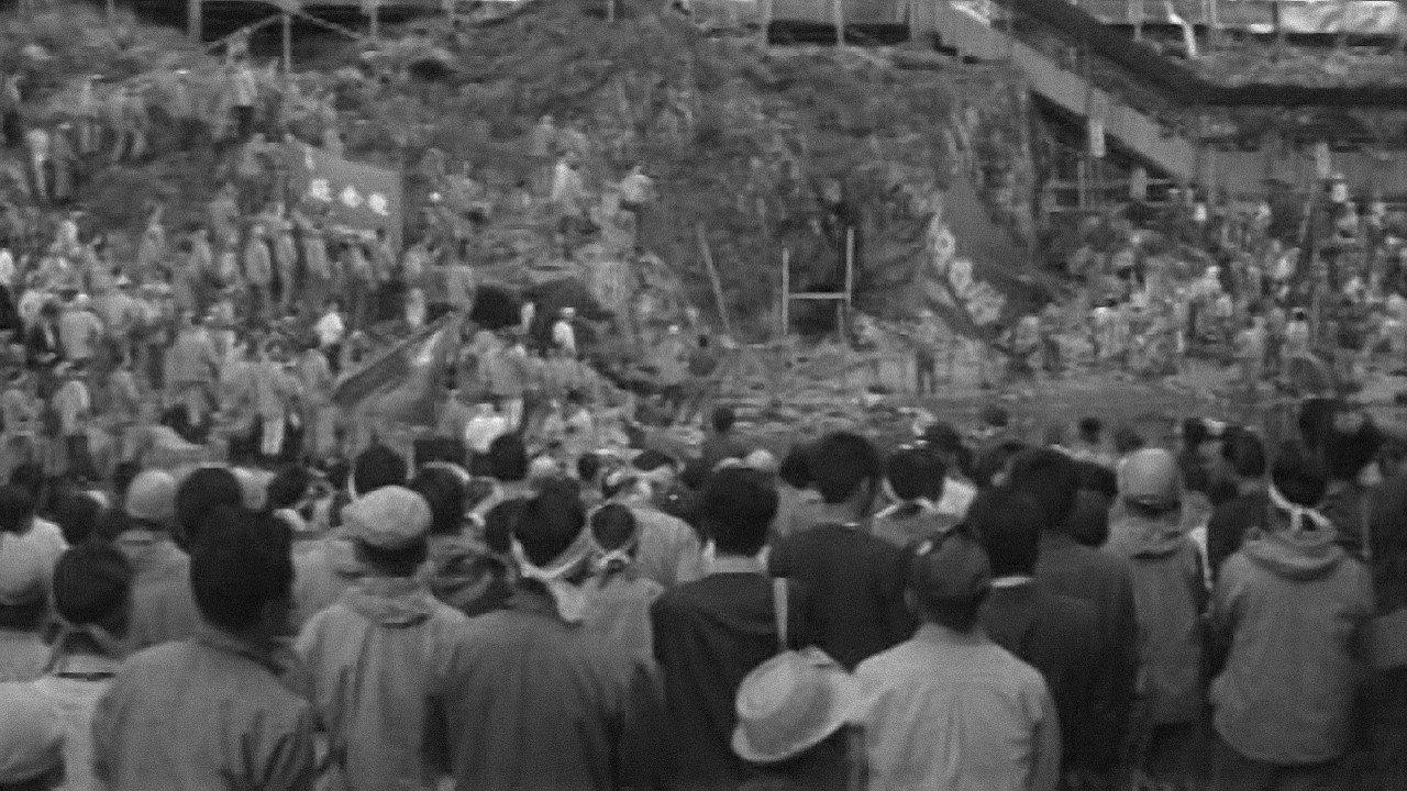 A Rebel's Fortress 1964 movie scene