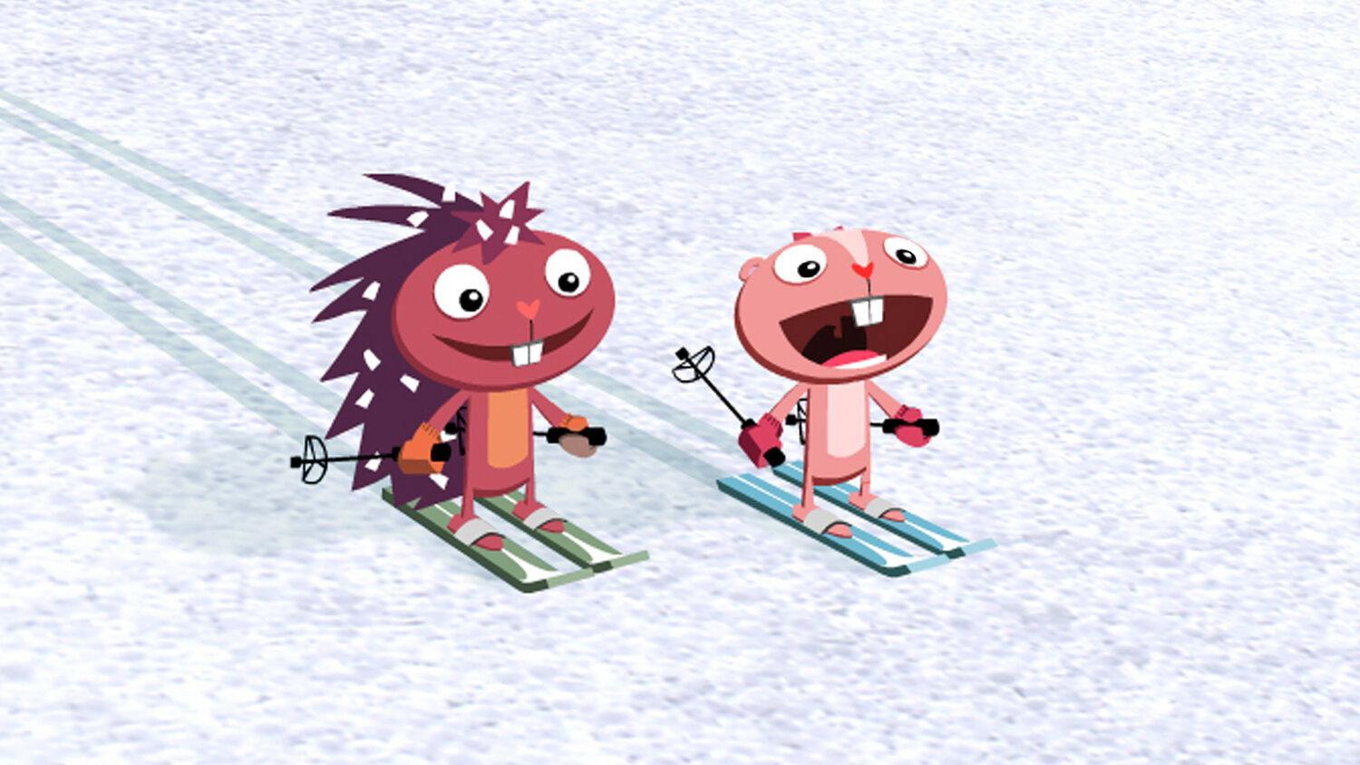 Happy Tree Friends - Ski Patrol 2006 movie scene