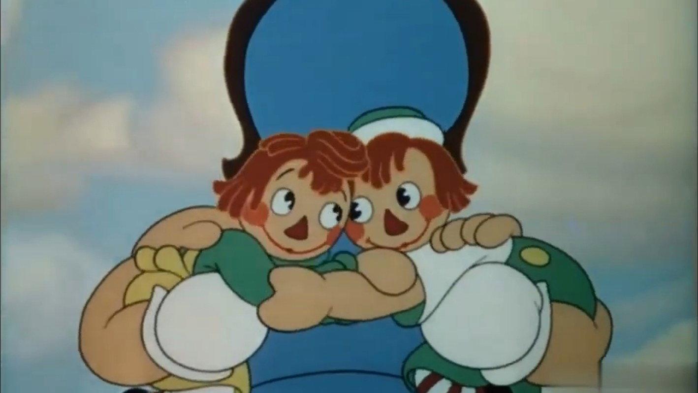 Raggedy Ann and Raggedy Andy 1941 movie scene