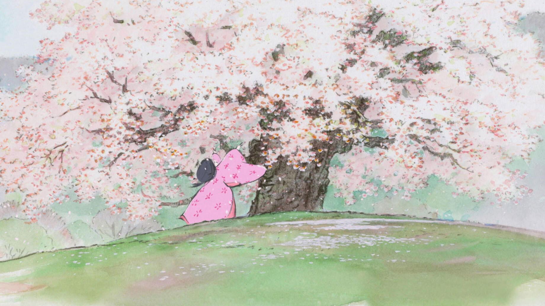 The Tale of The Princess Kaguya 2013 movie scene