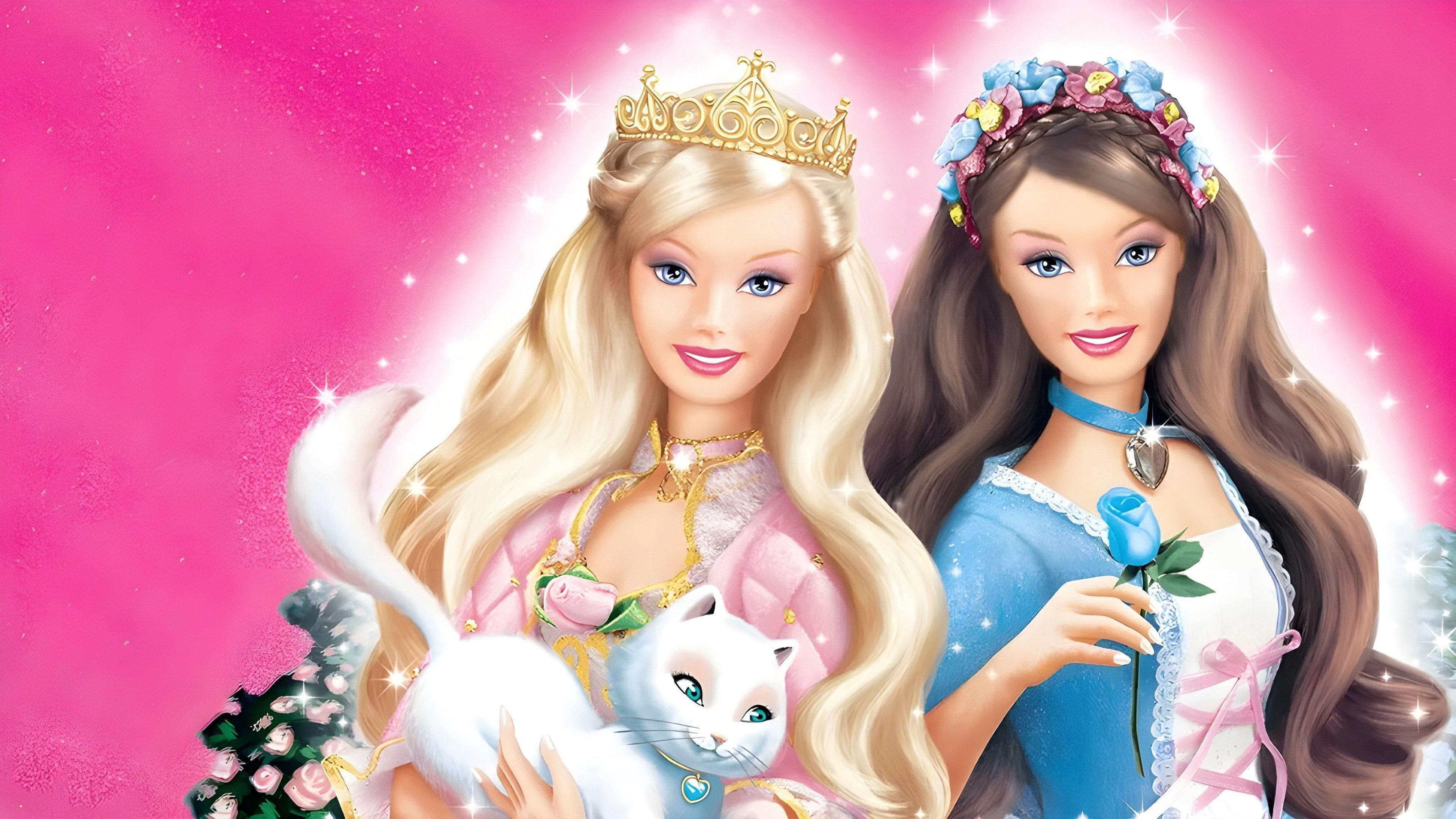Barbie as The Princess & the Pauper 2004 movie scene