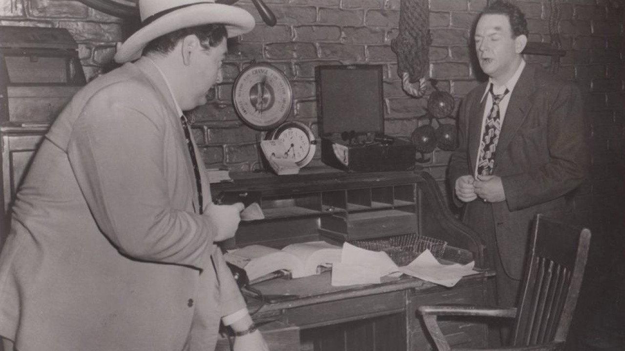 The Argyle Secrets 1948 movie scene