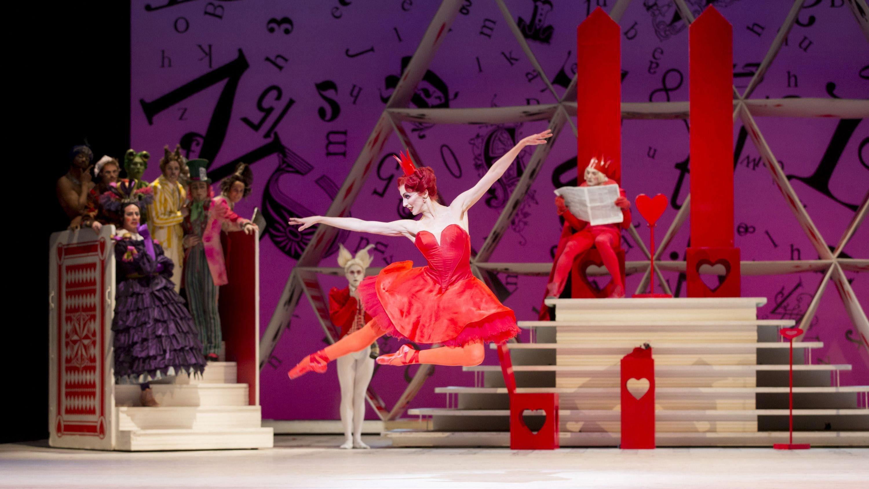 Royal Opera House: Alice's Adventures in Wonderland 2011 movie scene