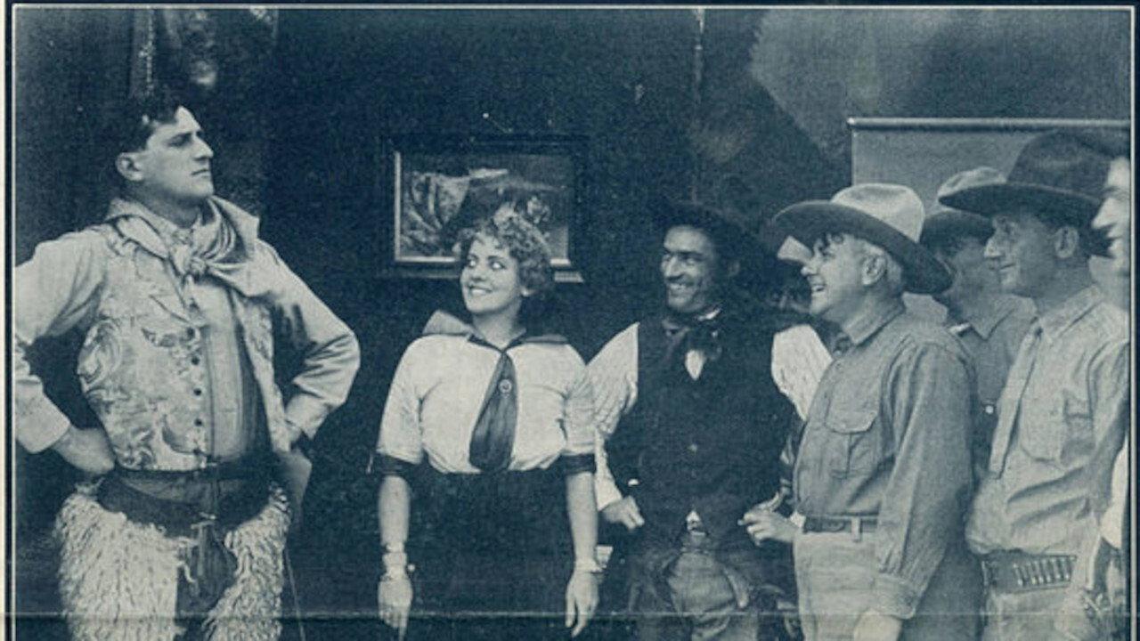 Taming a Tenderfoot 1913 movie scene