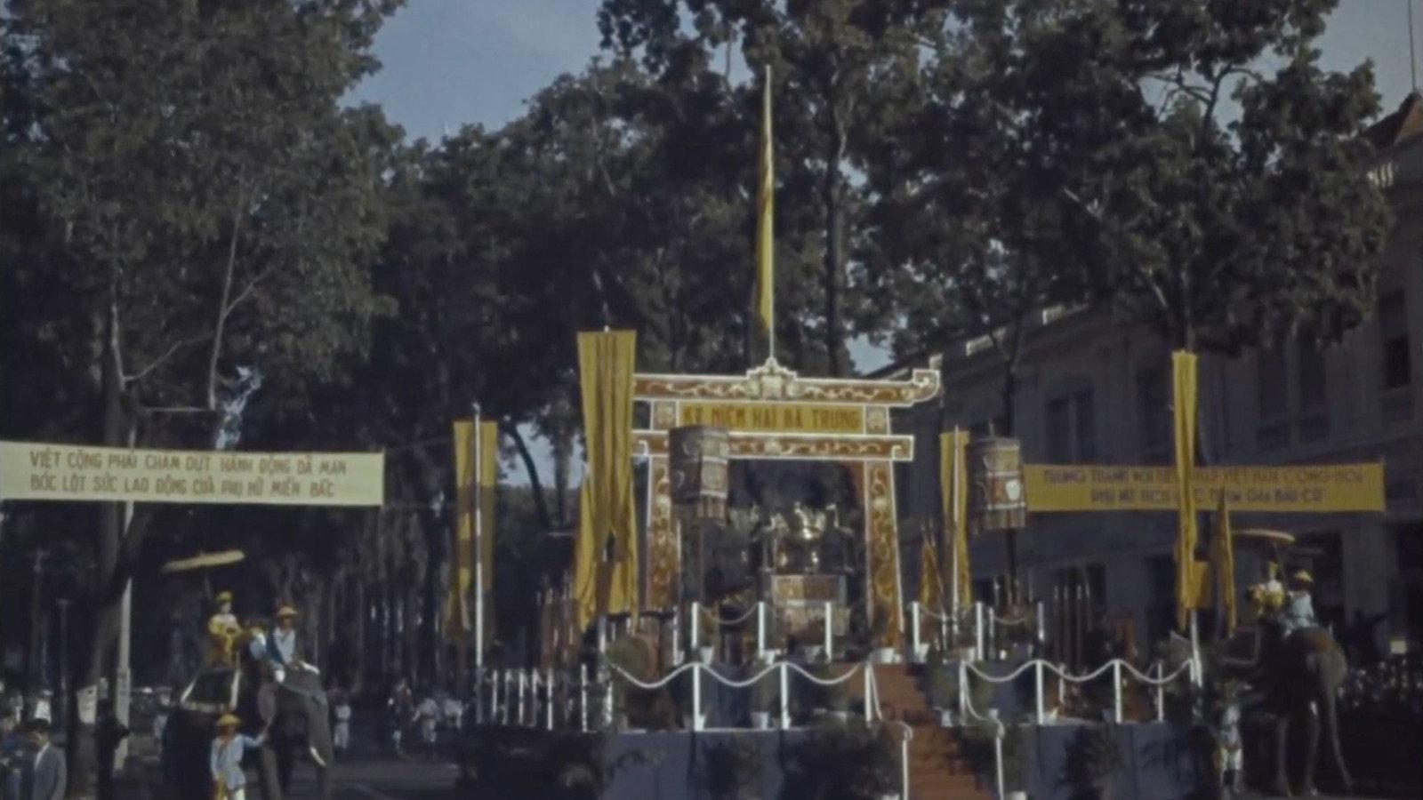 Descendants of Hai Ba Trung 1963 movie scene