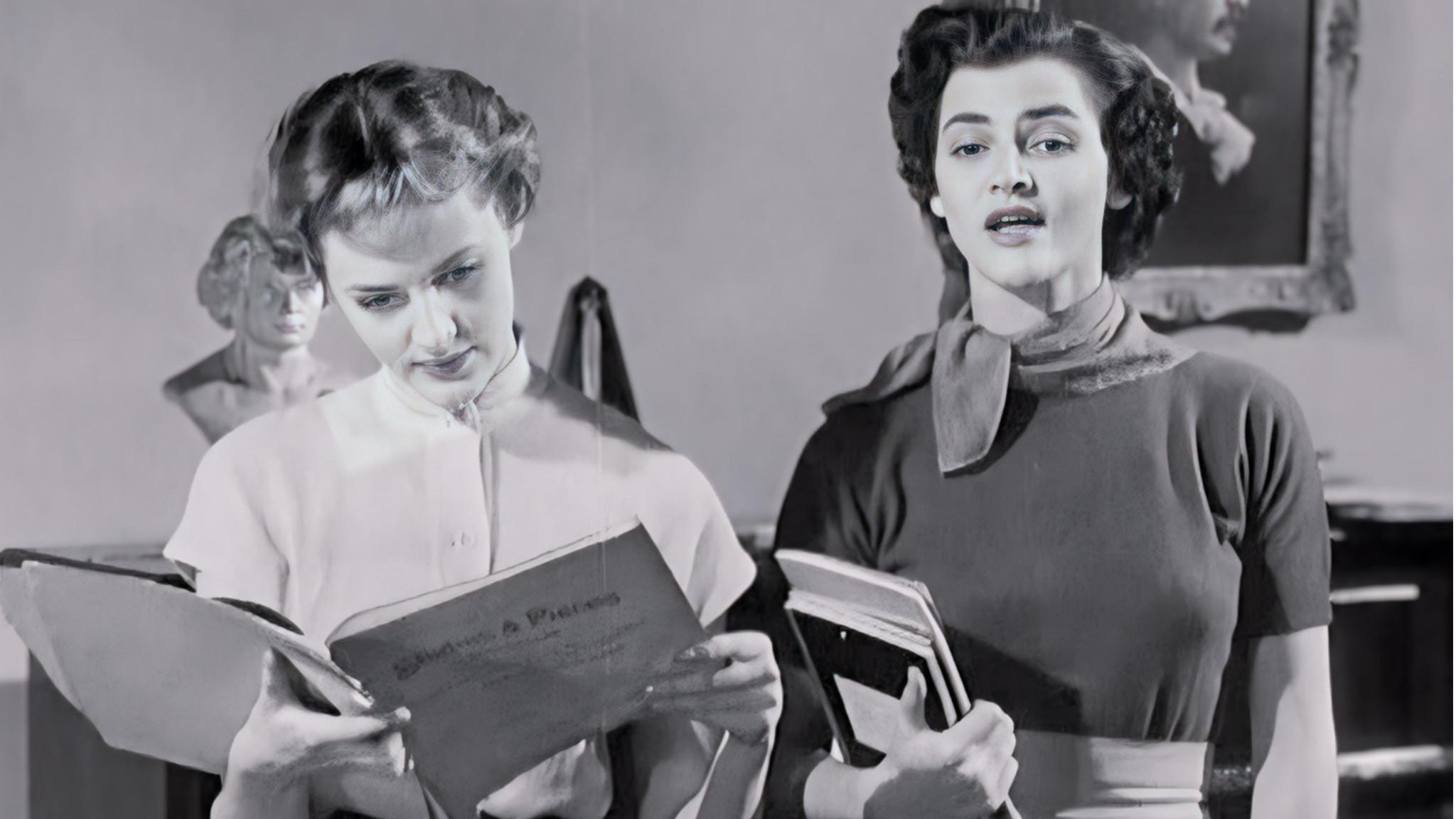 Death Goes to School 1953 movie scene