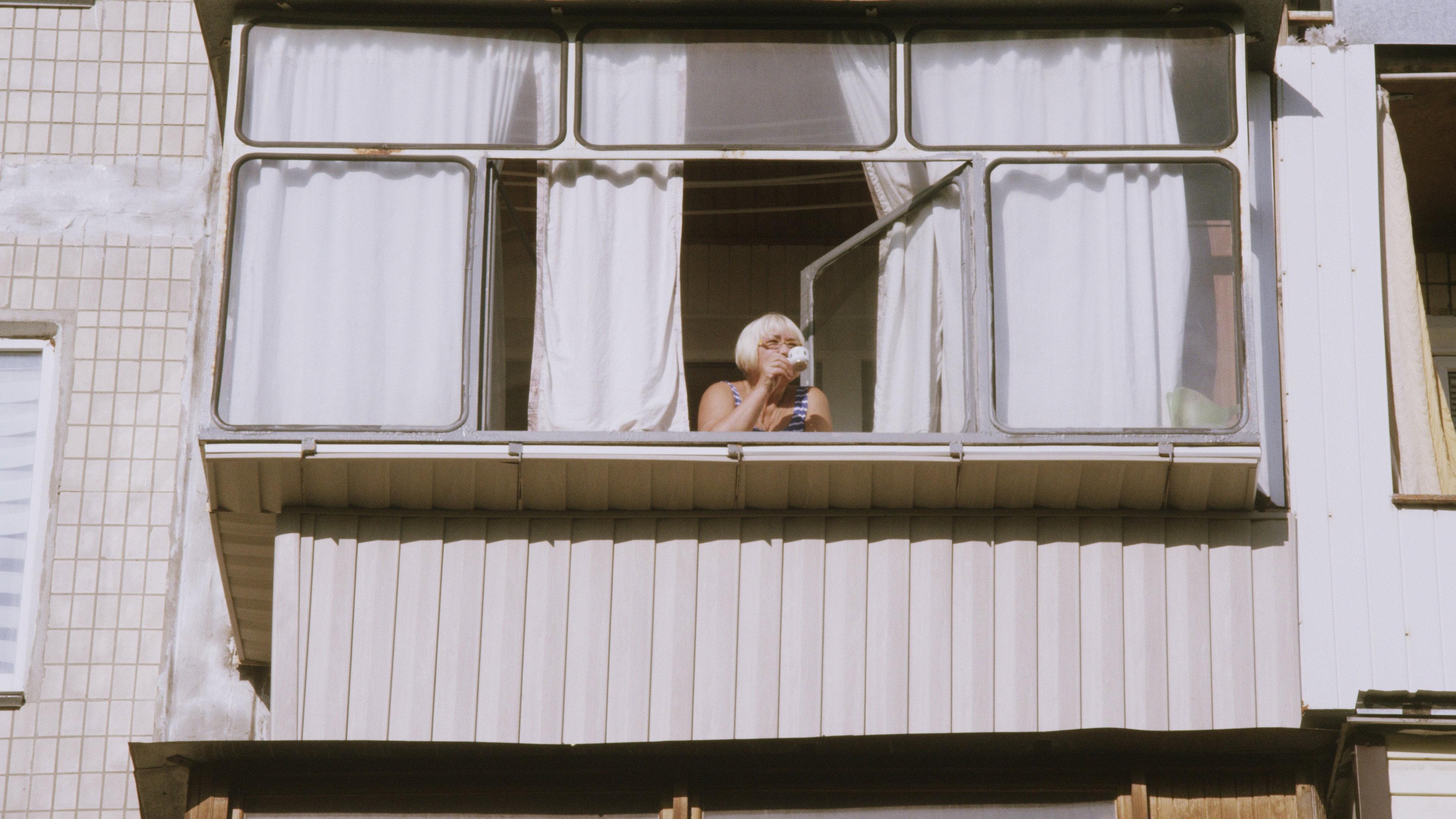 Enter Through The Balcony 2020 movie scene