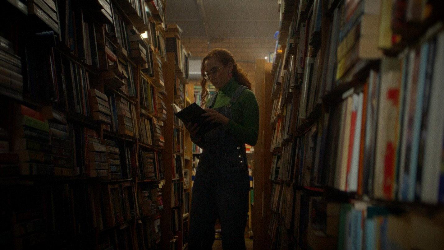 Bibliophile 2025 movie scene