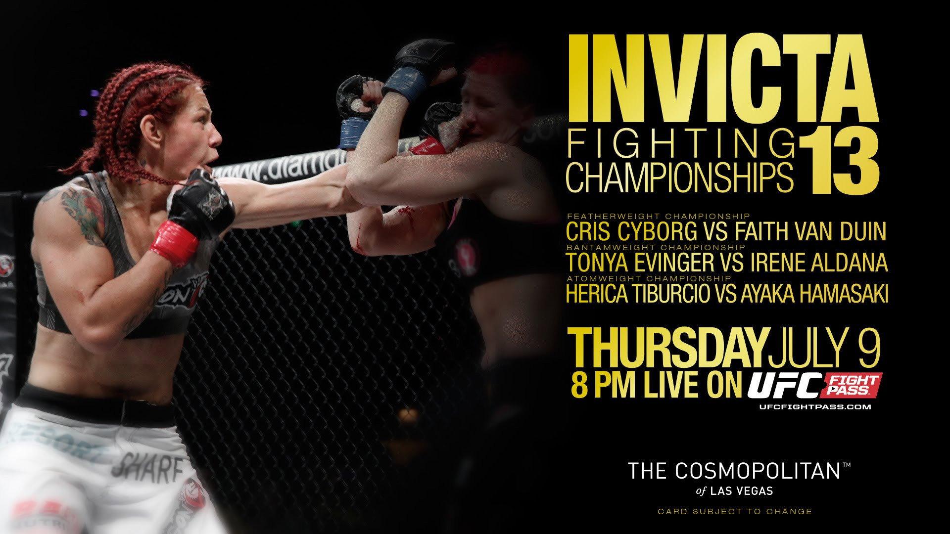Invicta FC 13: Cyborg vs. Van Duin 2015 movie scene