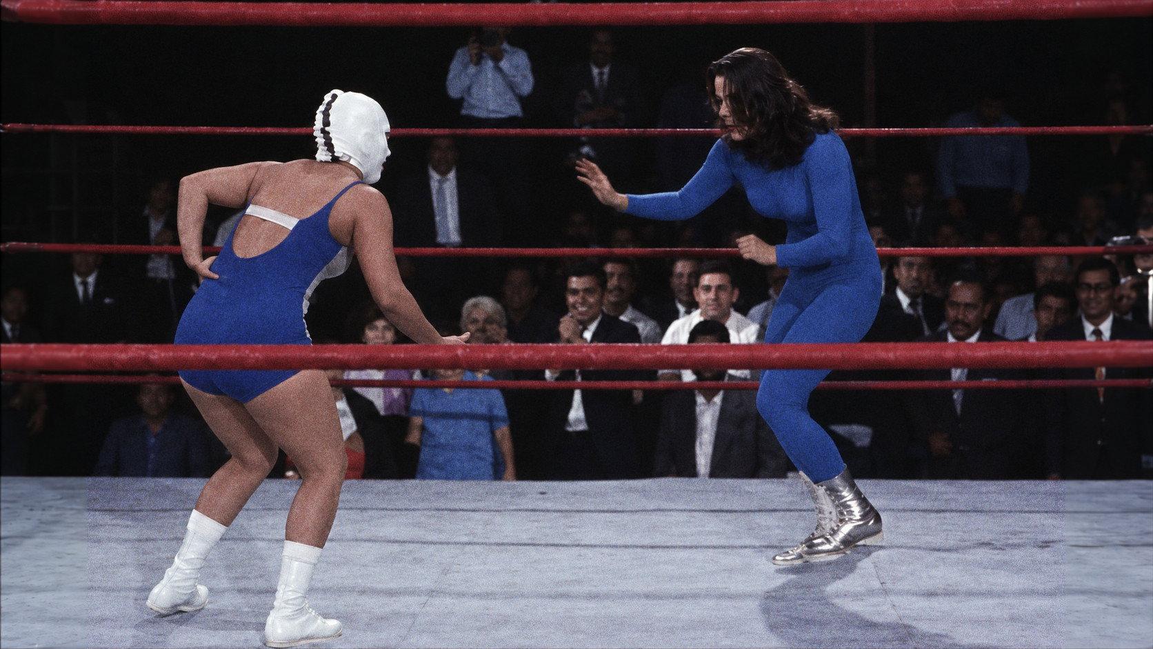 Wrestling Women vs. the Killer Robot 1969 movie scene
