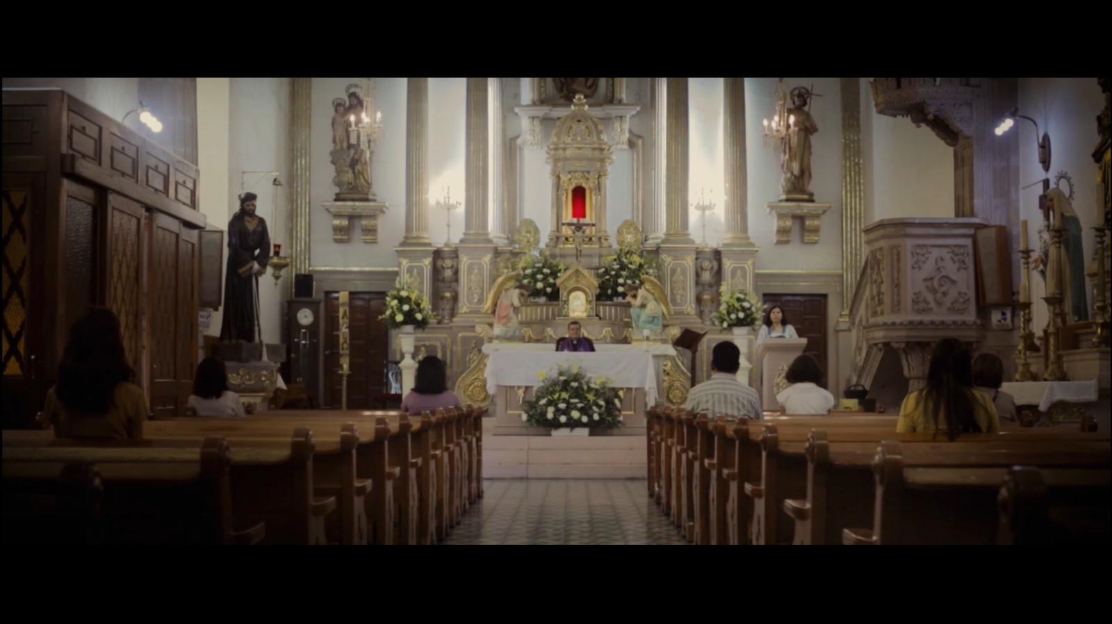 Crucified 2023 movie scene