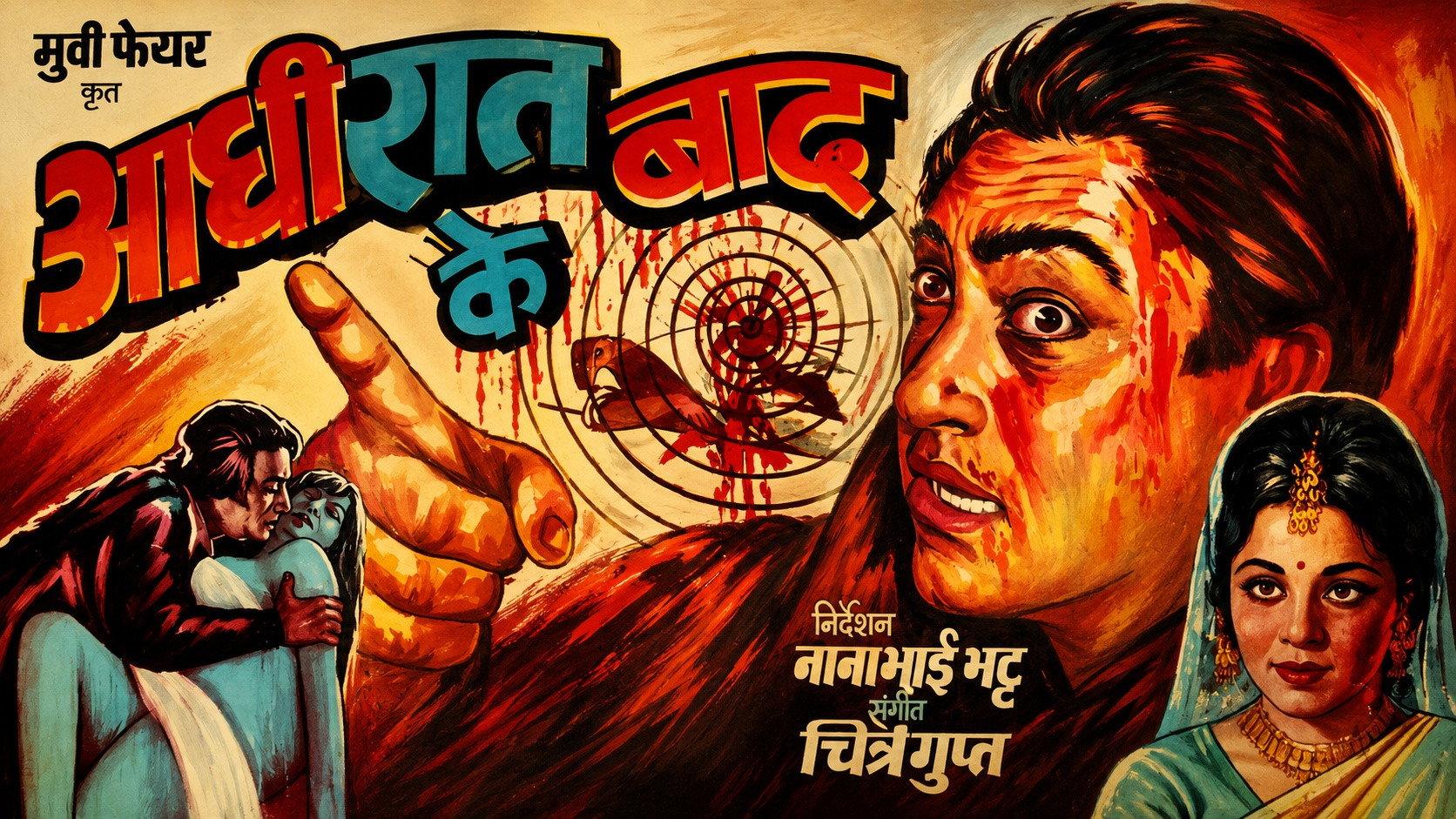 Aadhi Raat Ke Baad 1965 movie scene