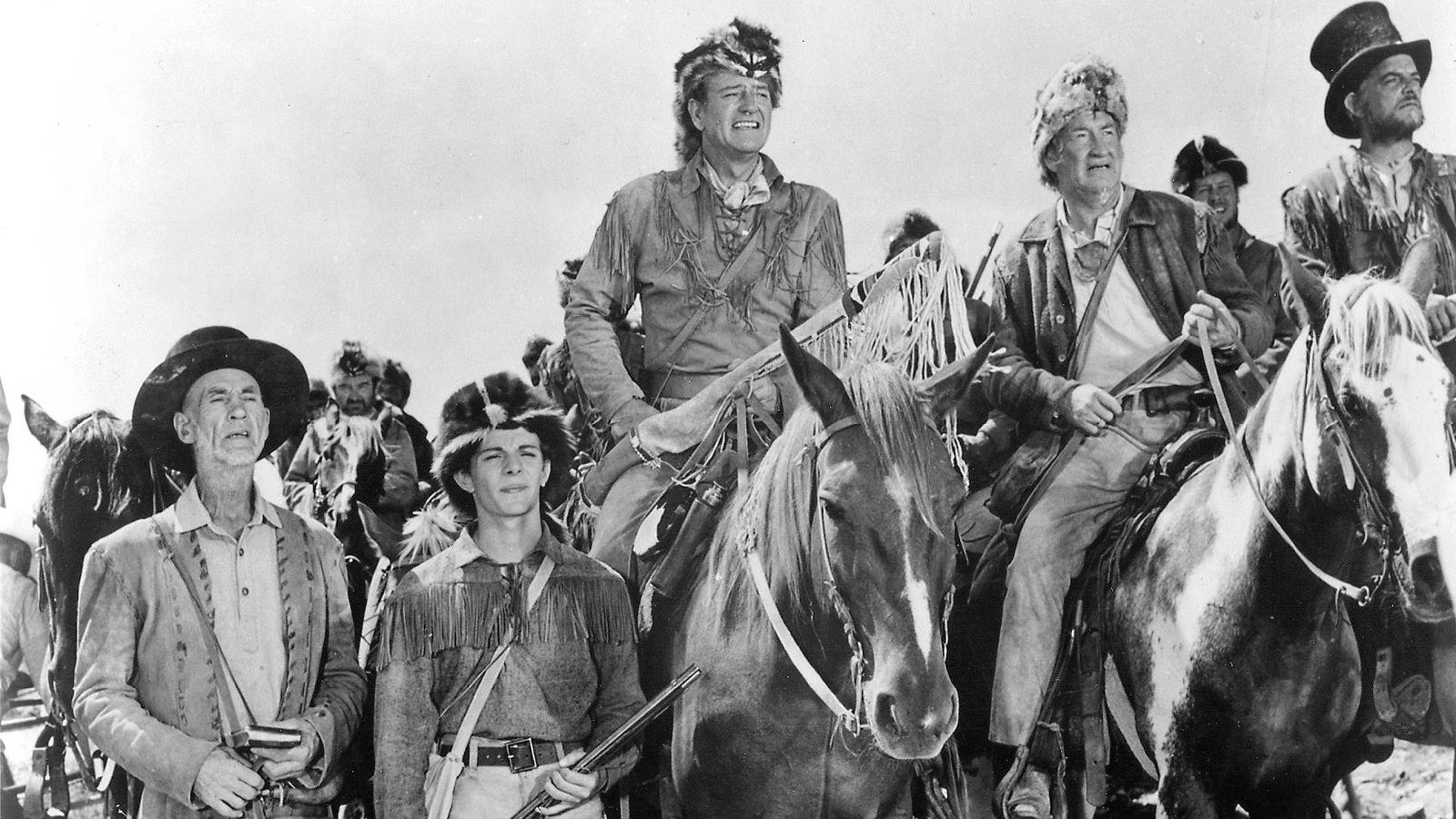 The Alamo 1960 movie scene