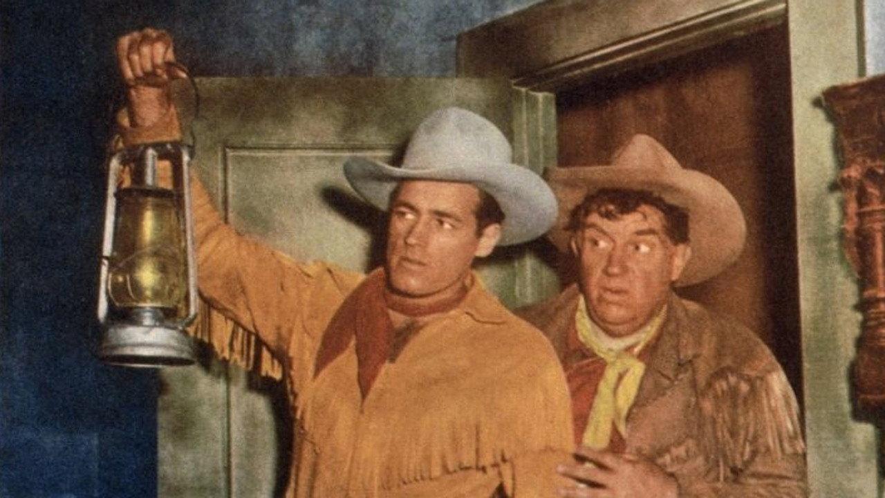The Two Gun Teacher 1954 movie scene