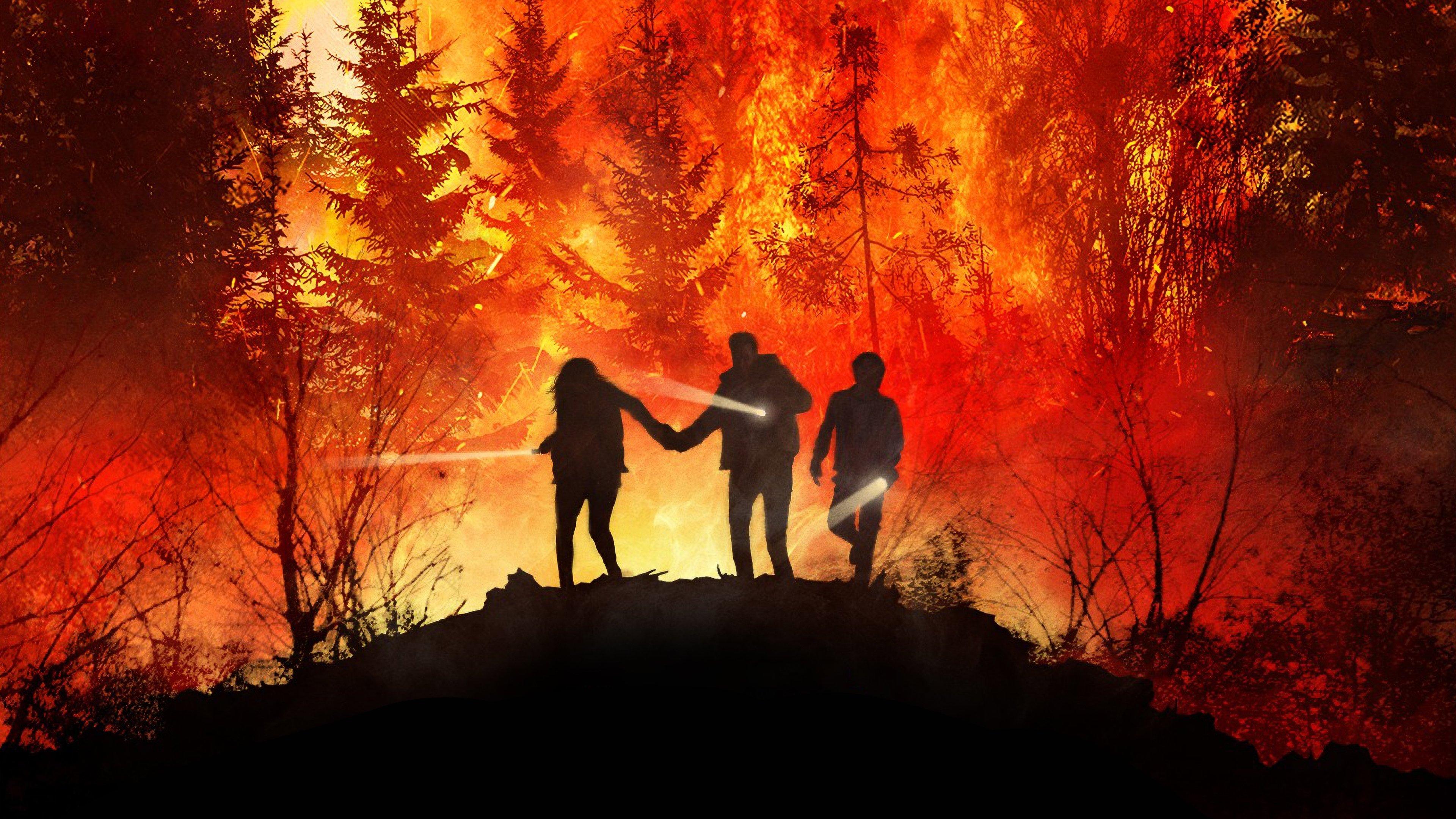 On Fire 2023 movie scene