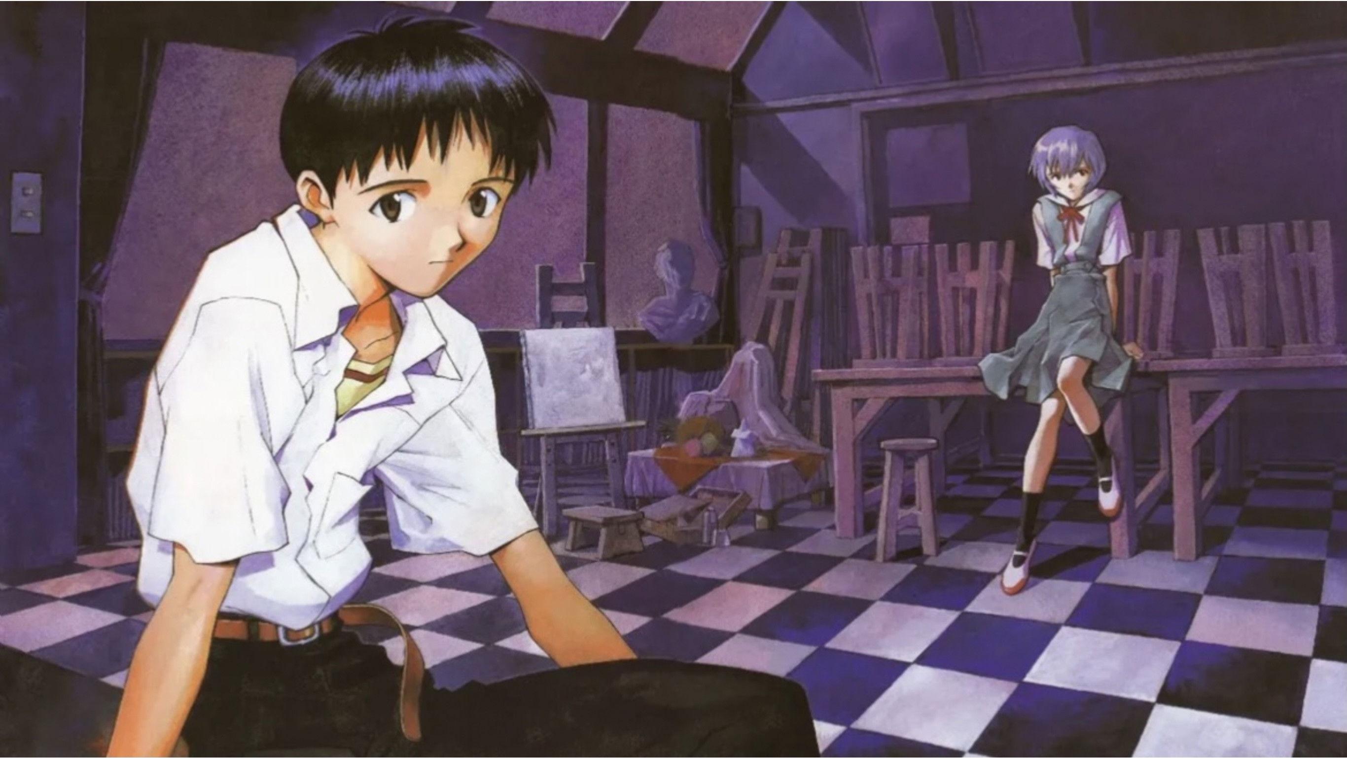 Neon Genesis Evangelion: Genesis 0:0’ - The Light from the Darkness 1997 movie scene