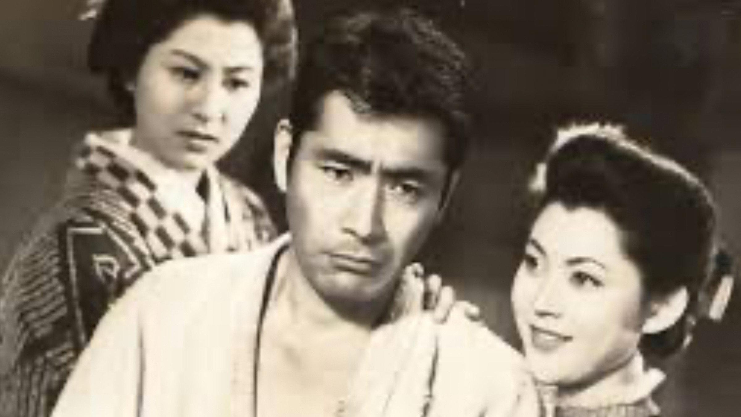 Rainy Night Duel 1956 movie scene