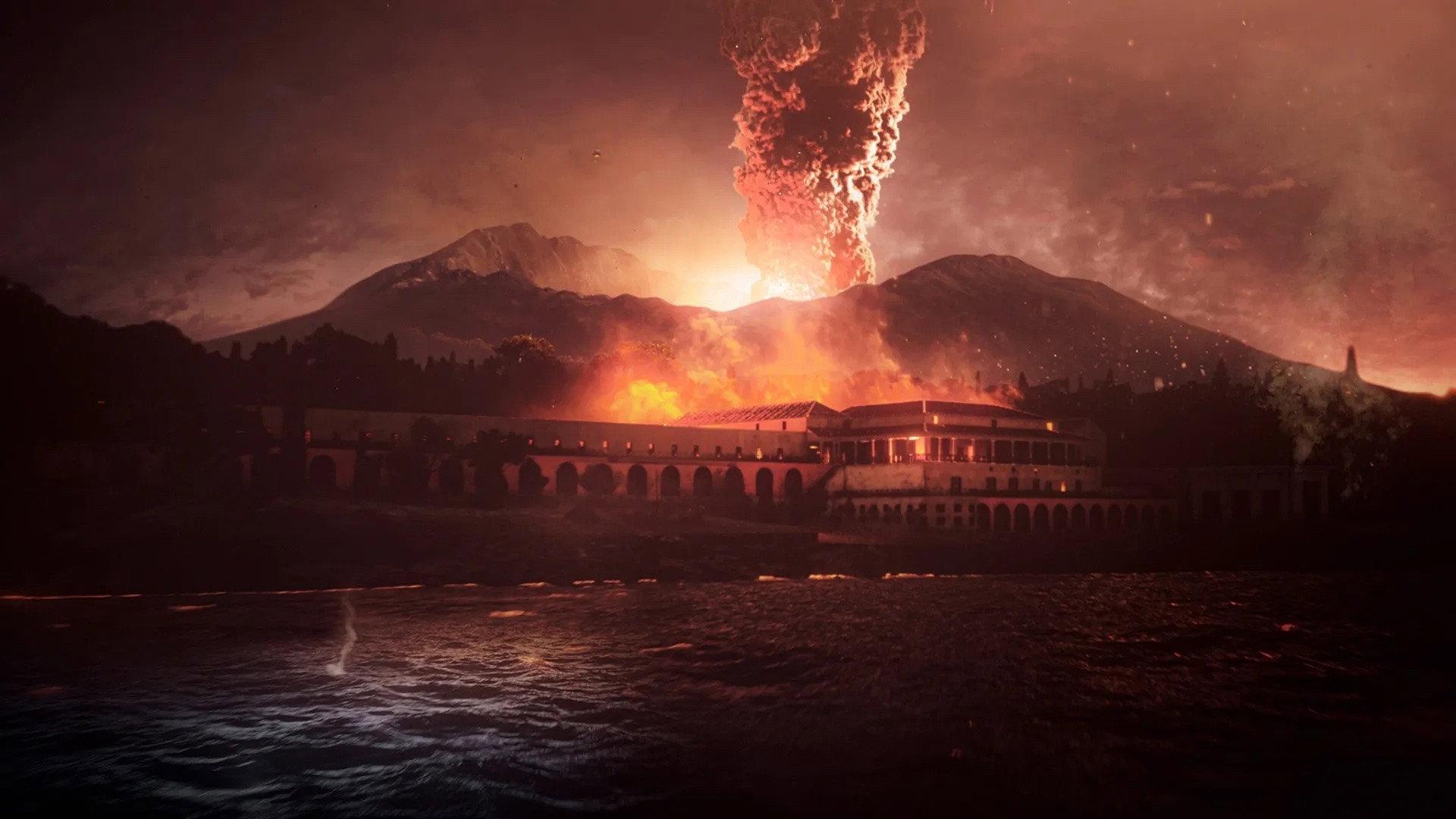 The Lost Scrolls of Vesuvius 2023 movie scene