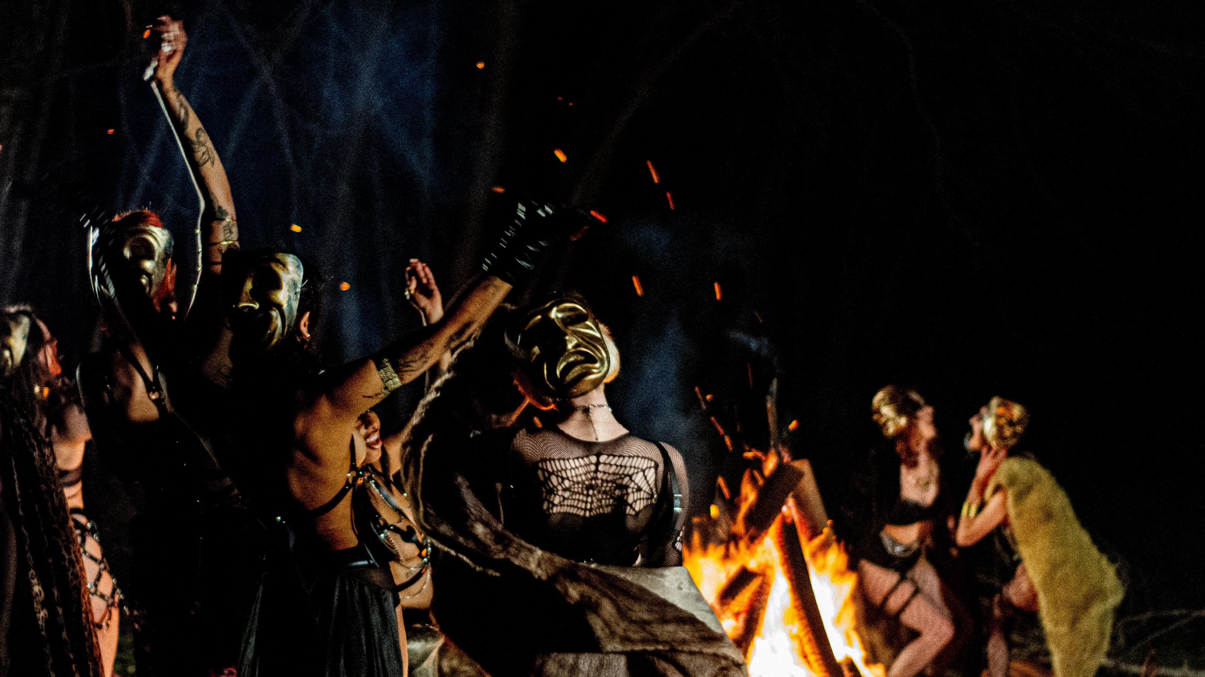 The Bacchae 2024 movie scene