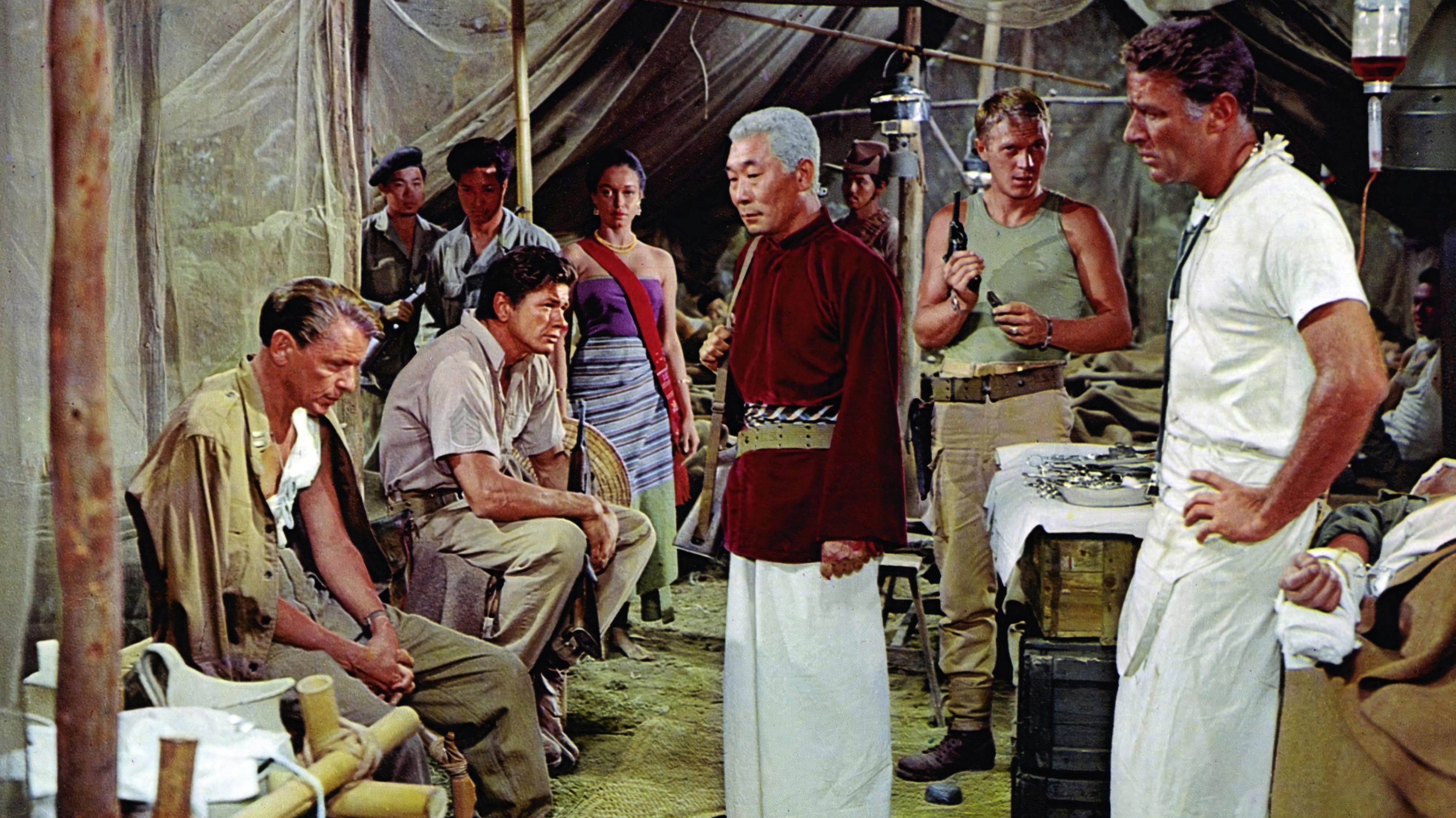 Never So Few 1959 movie scene