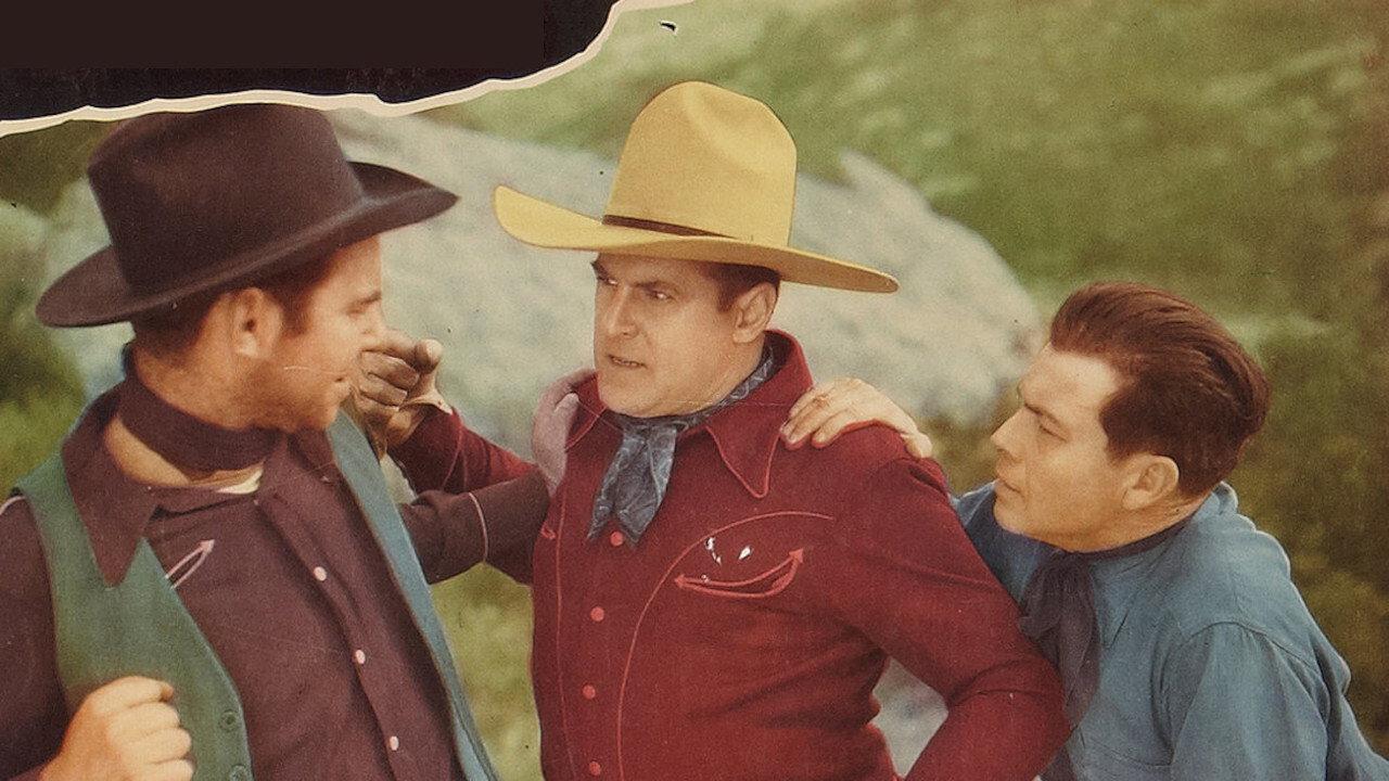 Wild Horse Stampede 1943 movie scene