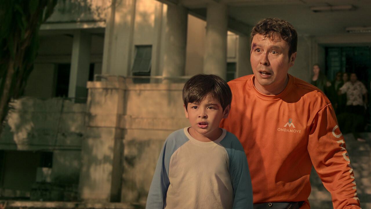 The Delivery Rider 2025 movie scene