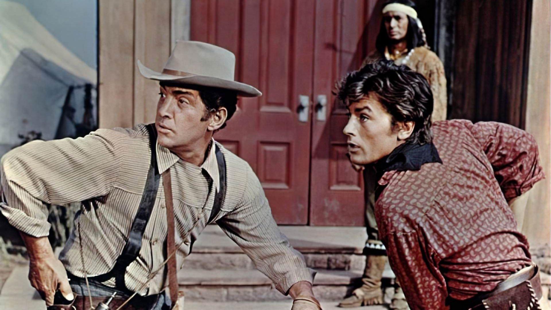 Texas Across the River 1966 movie scene