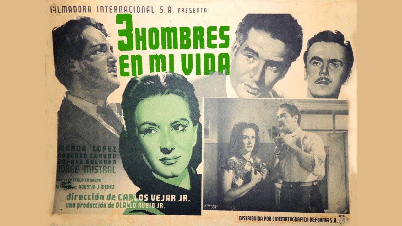 Tres hombres en mi vida 1952 movie scene
