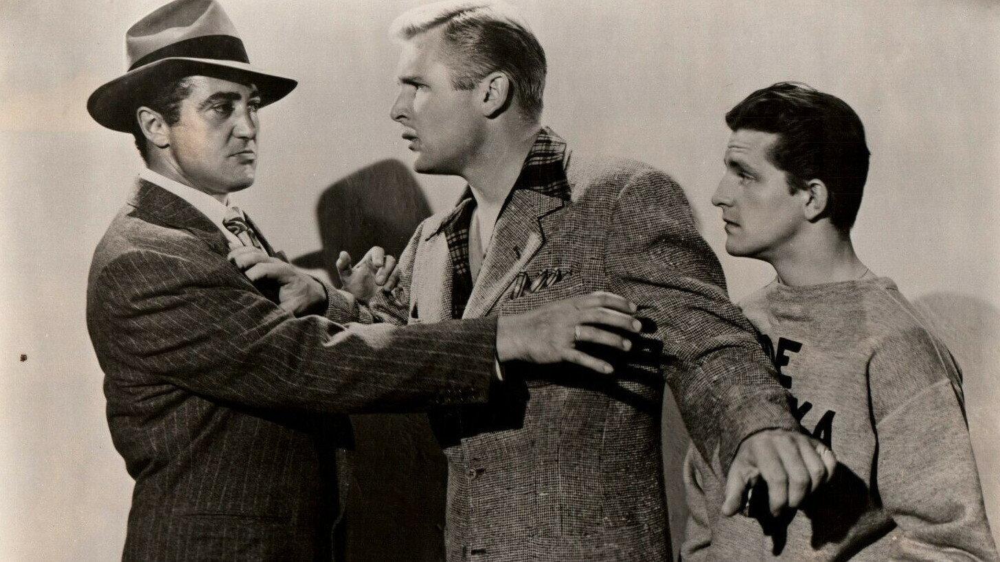 Joe Palooka in Winner Take All 1948 movie scene