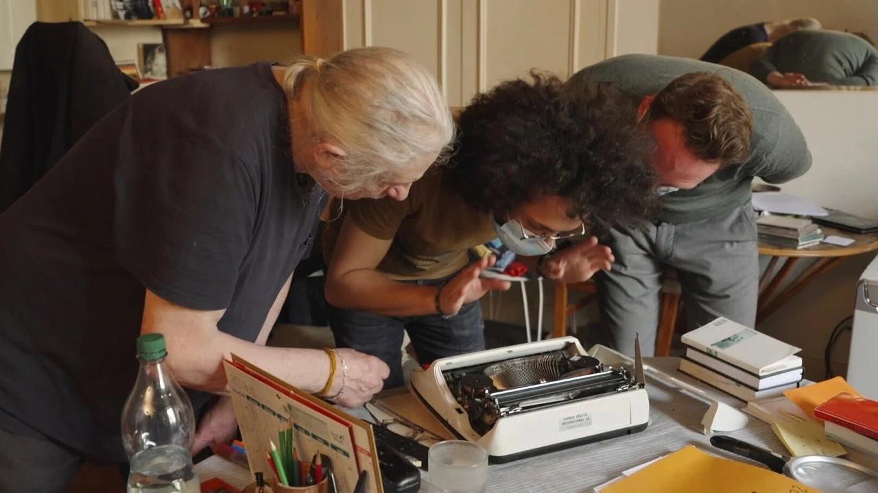 The Typewriter and Other Headaches 2024 movie scene